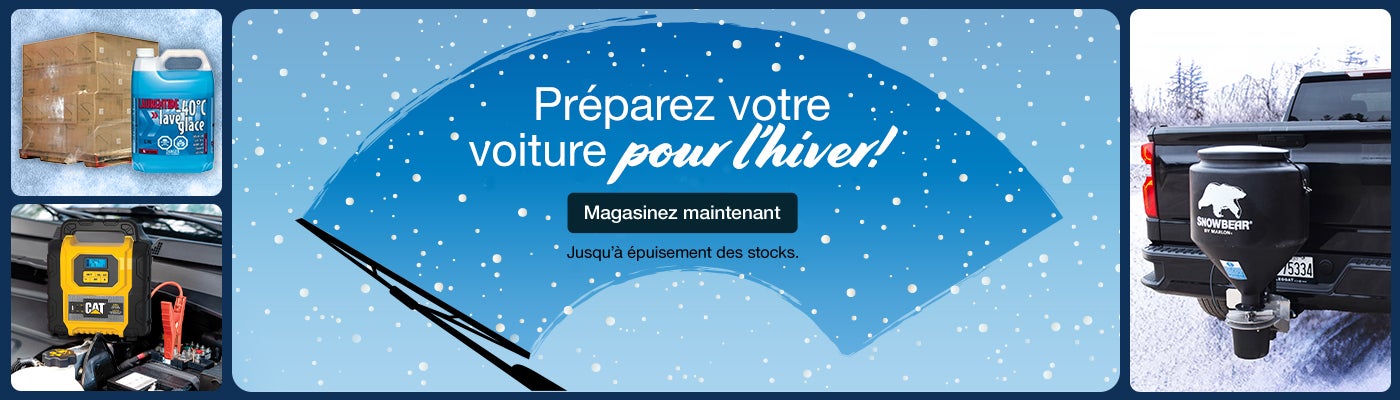 Préparez votre voiture pour l’hiver! Jusqu'à épuisement des stocks. Magasinez maintenant.