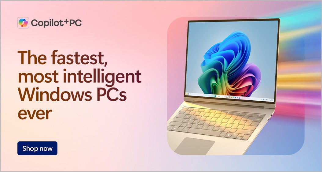 Copilot+ PC. The fastest, most intelligent Windows PCs ever. Shop now.