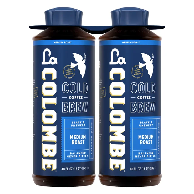 LA COLOMBE COLD BREW COFFEE 2/48 FL OZ (3 QTS)