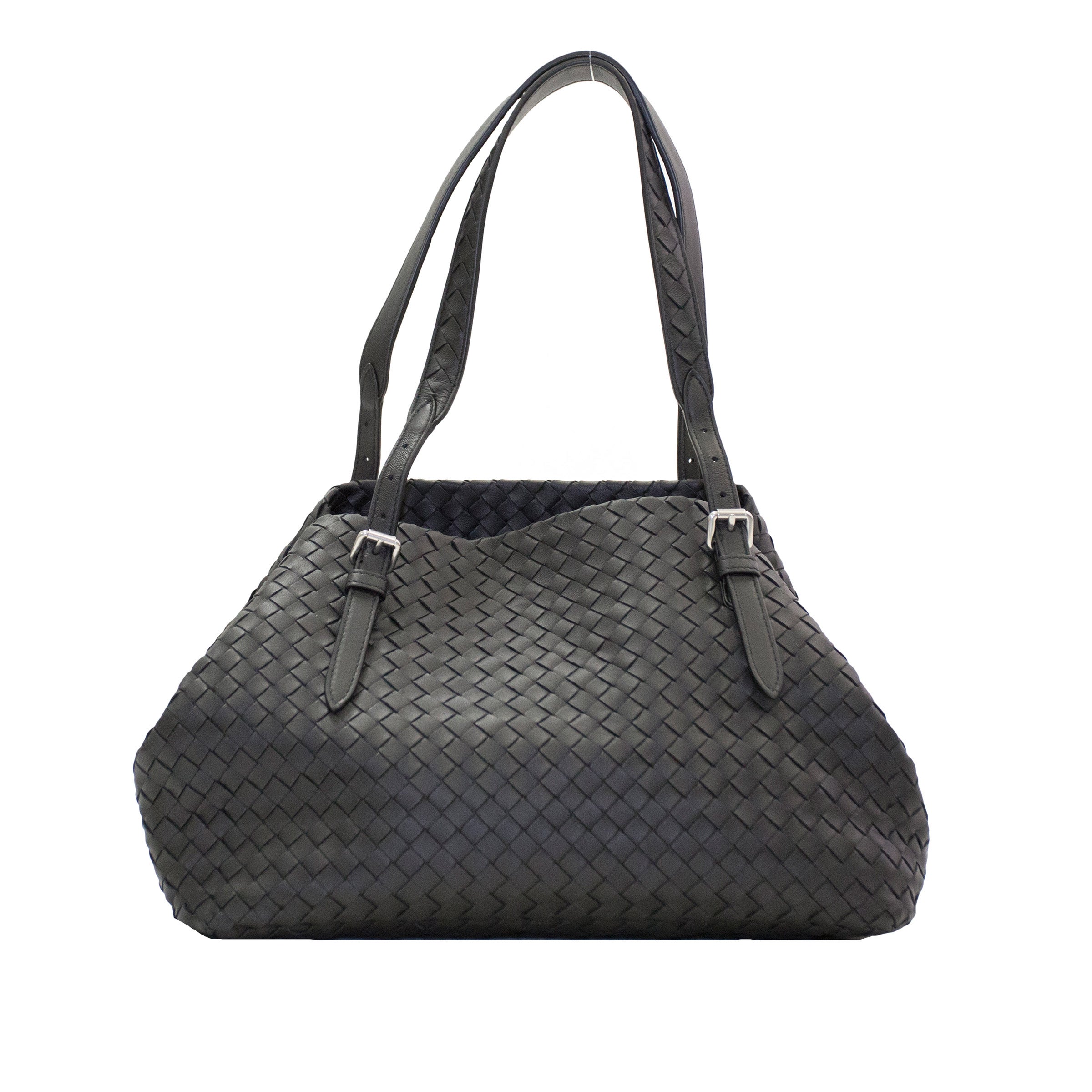 Bottega Veneta Small Roma Satchel Bag, Black | Costco