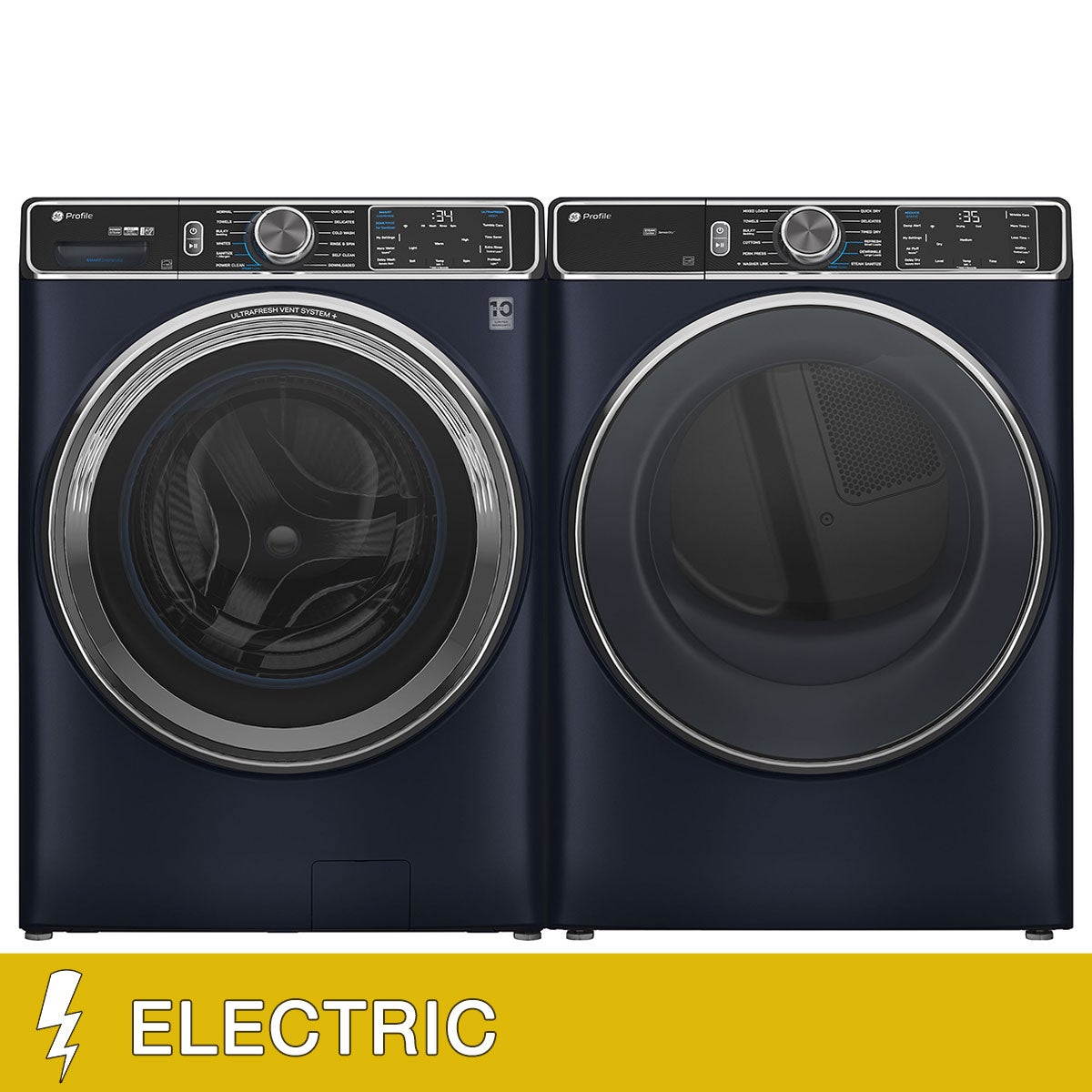 GE Profile 5.3 cu. ft. Front Load Washer with UltraFresh GE Profile 5.3 cu. ft. Front Load Washer with UltraFresh