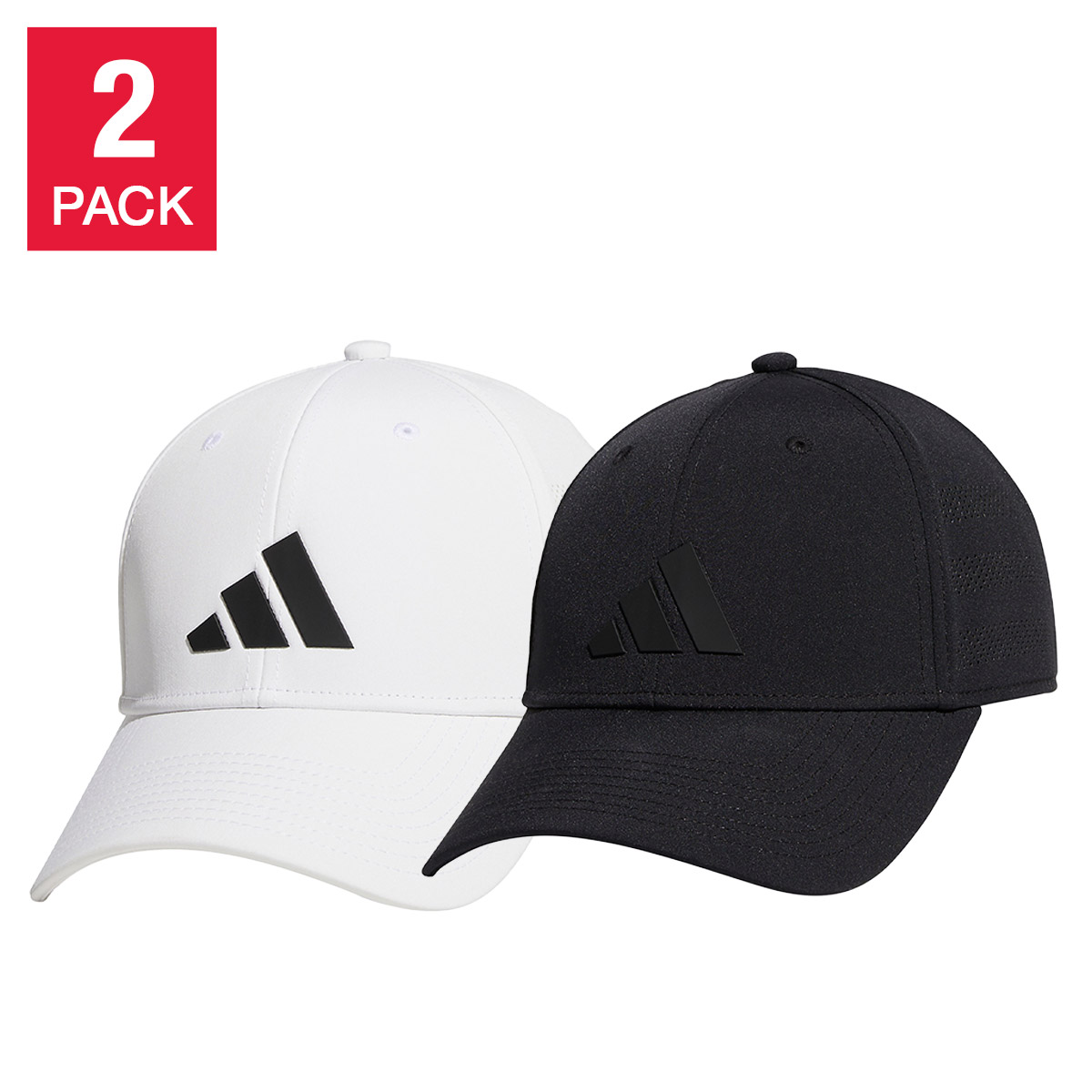 adidas Men's Game Day Hat  2-pack