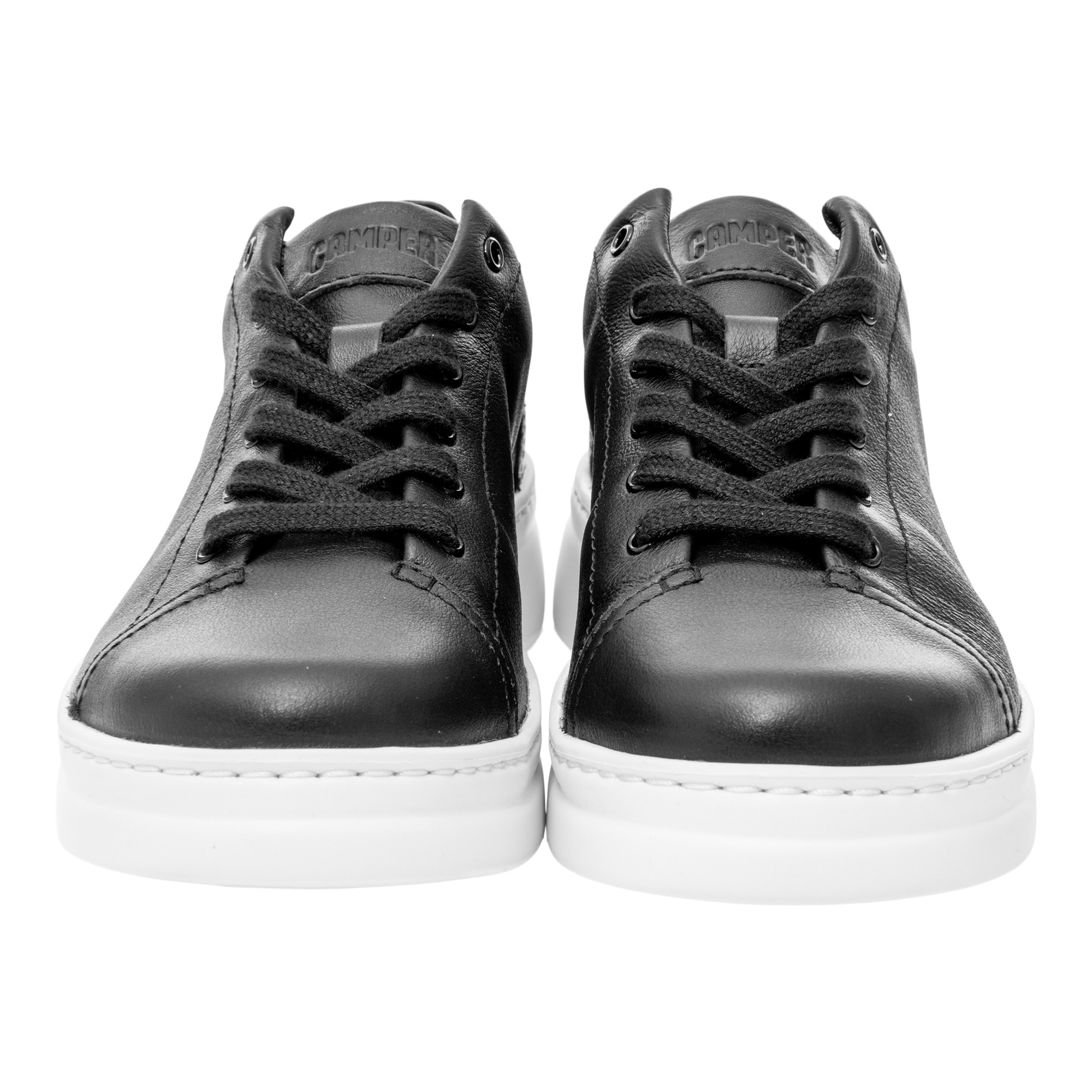 よーぷん⭐︎新品未使用CAMPER ブラック レザー スニーカー３８ カンペール] RUNNER FOUR / レザースニーカー（スニーカー