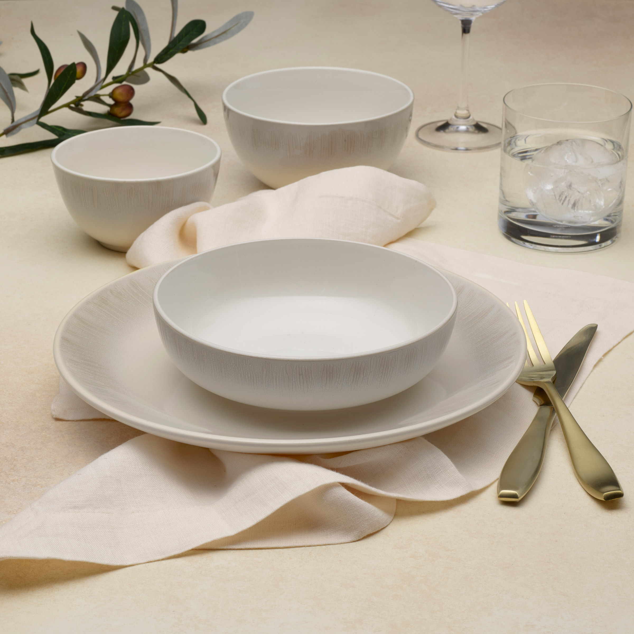 食器 Mikasa Breakfast Set Mikasa Trellis Bone China Vegetable Bowl | Costco