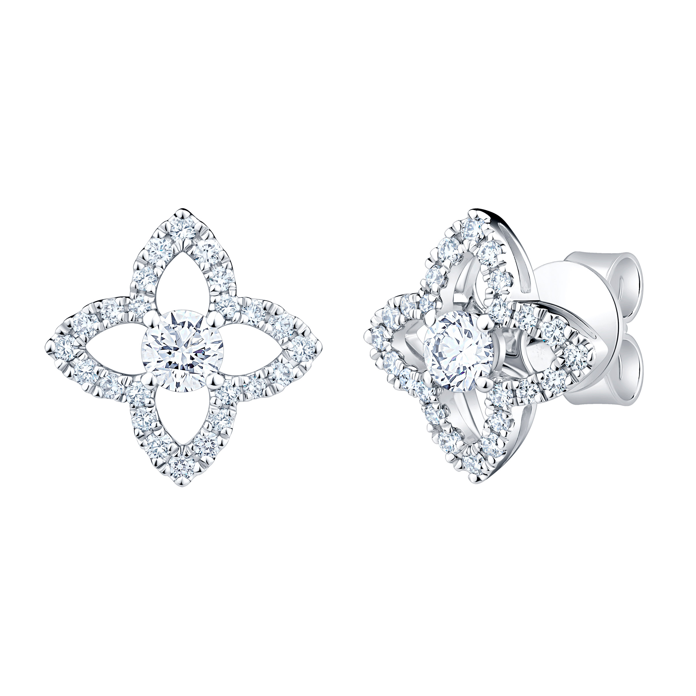 Round Brilliant Diamond Earrings (0.50 ctw)