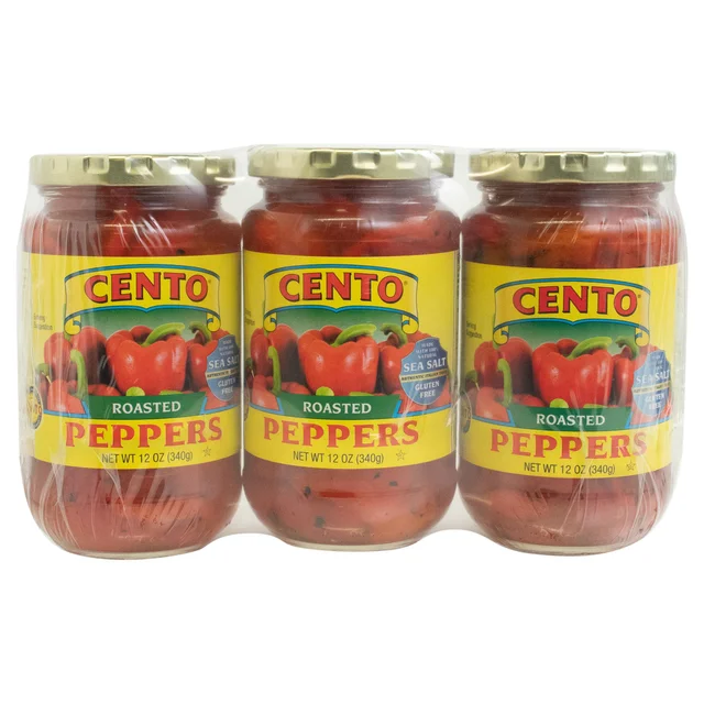 CENTO ROASTED PEPPERS 3/12 OZ