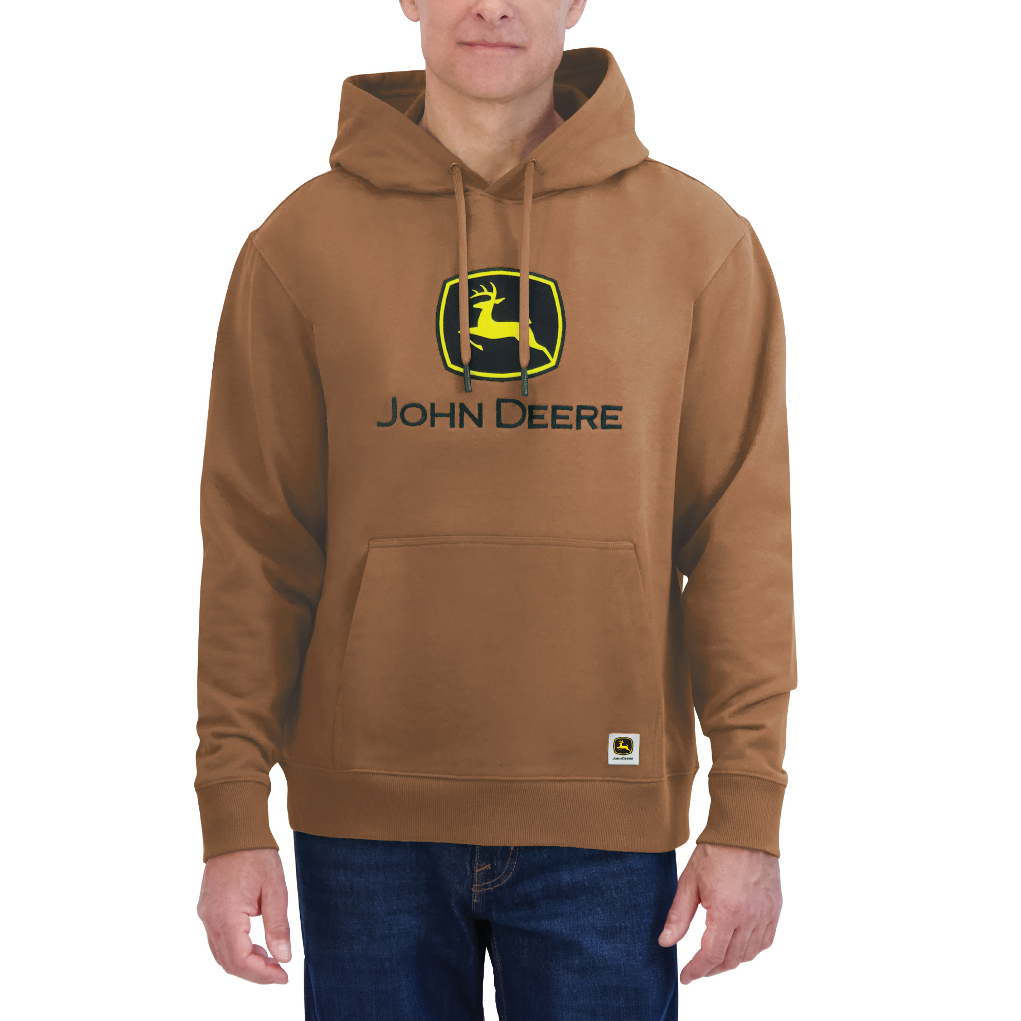 John Deere Men's Fleece Embroidered Hoodie