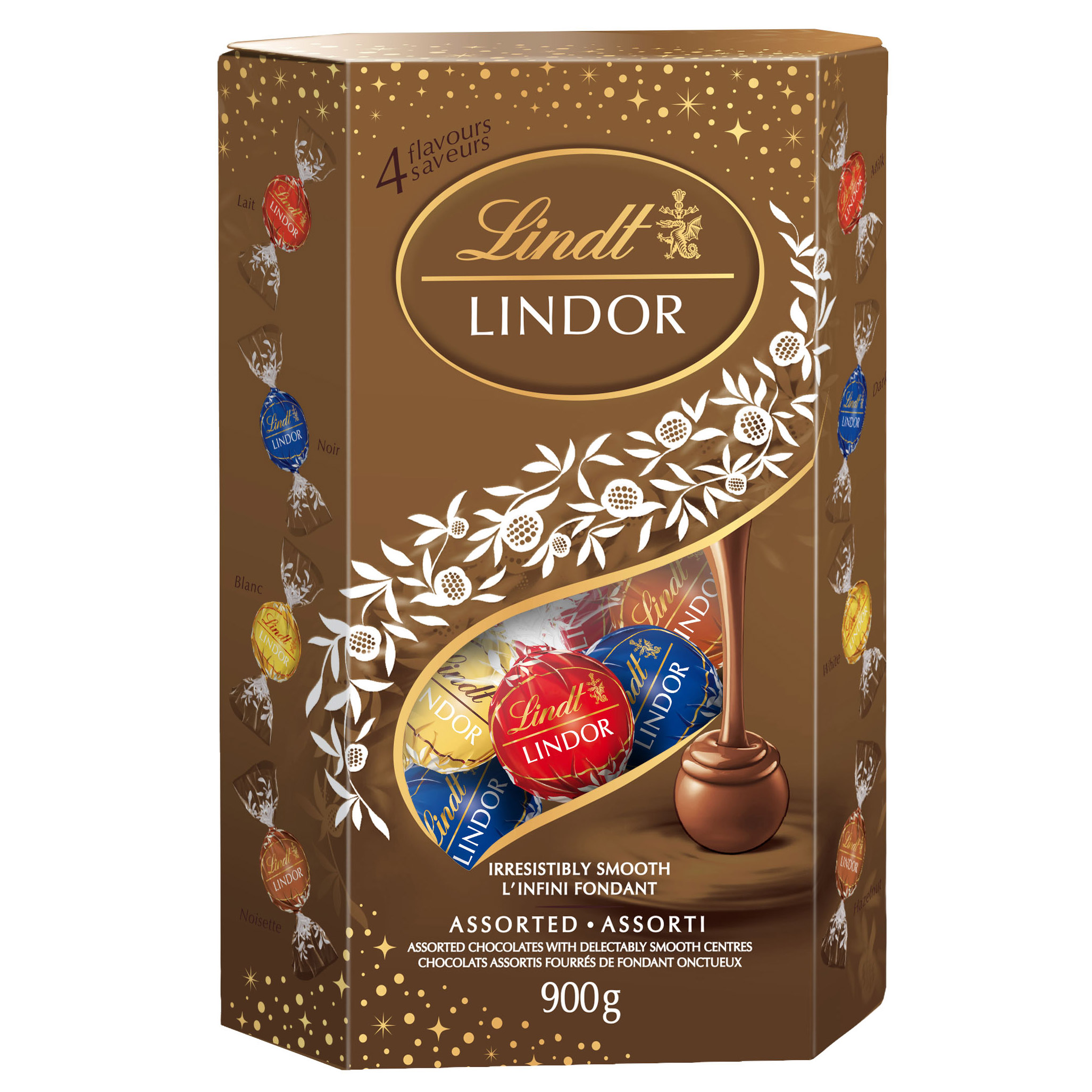 Lindt Lindor Assorted Chocolates Cornet, 900 g