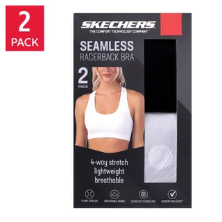 SKECHERS WOMEN'S SPORTS BRA 2PK