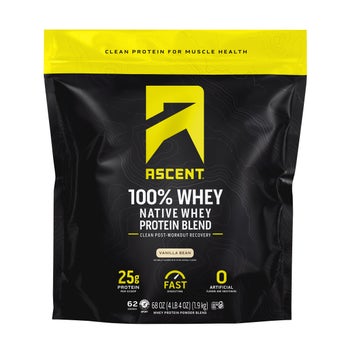 Ascent 100% Native Whey Protein Blend