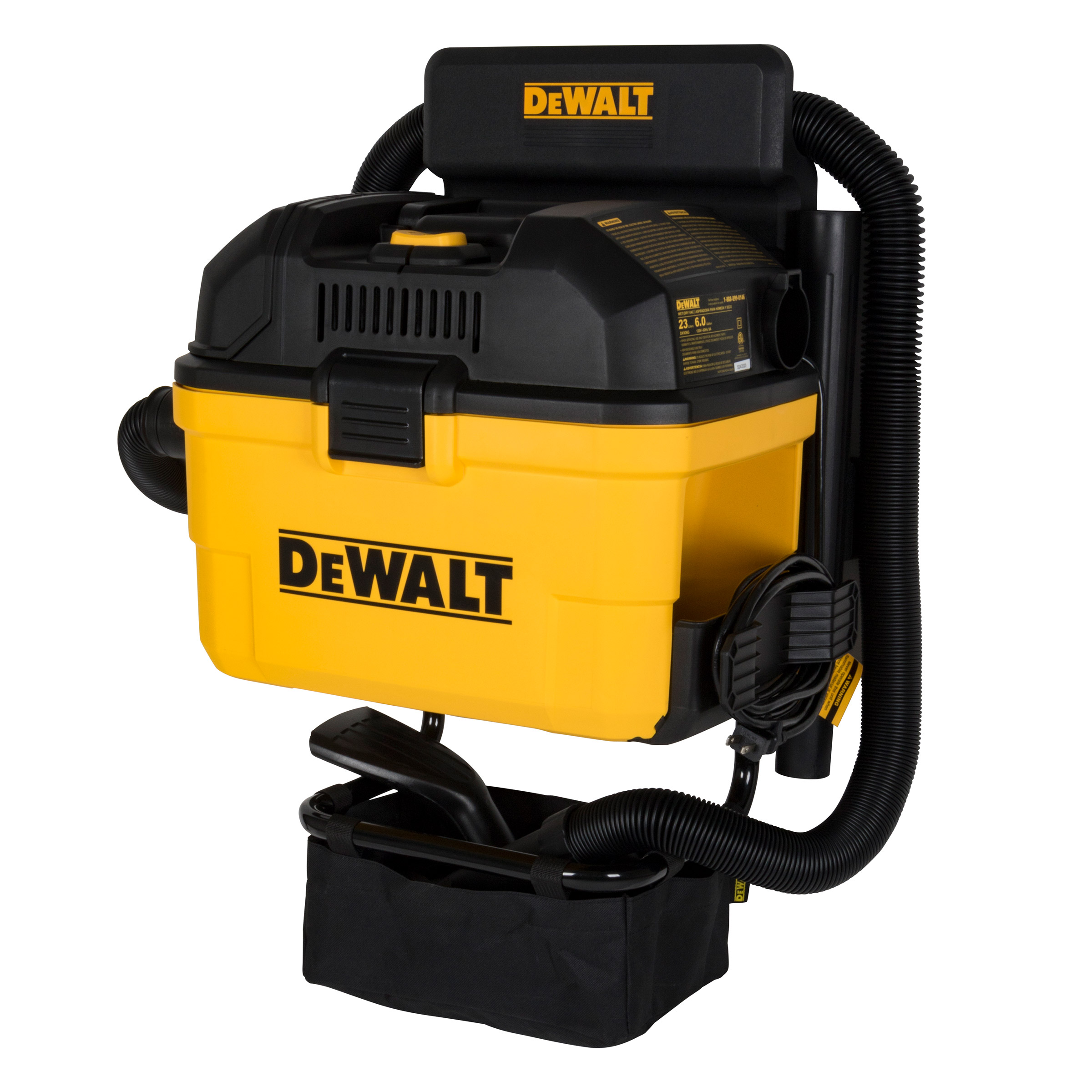 DeWalt 6 Gallon Portable Wall-Mount Wet/Dry Vacuum