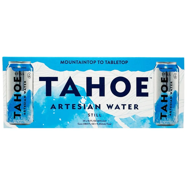 TAHOE ARTESIAN STILL WATER 24 PACK 16 OUNCES EACH