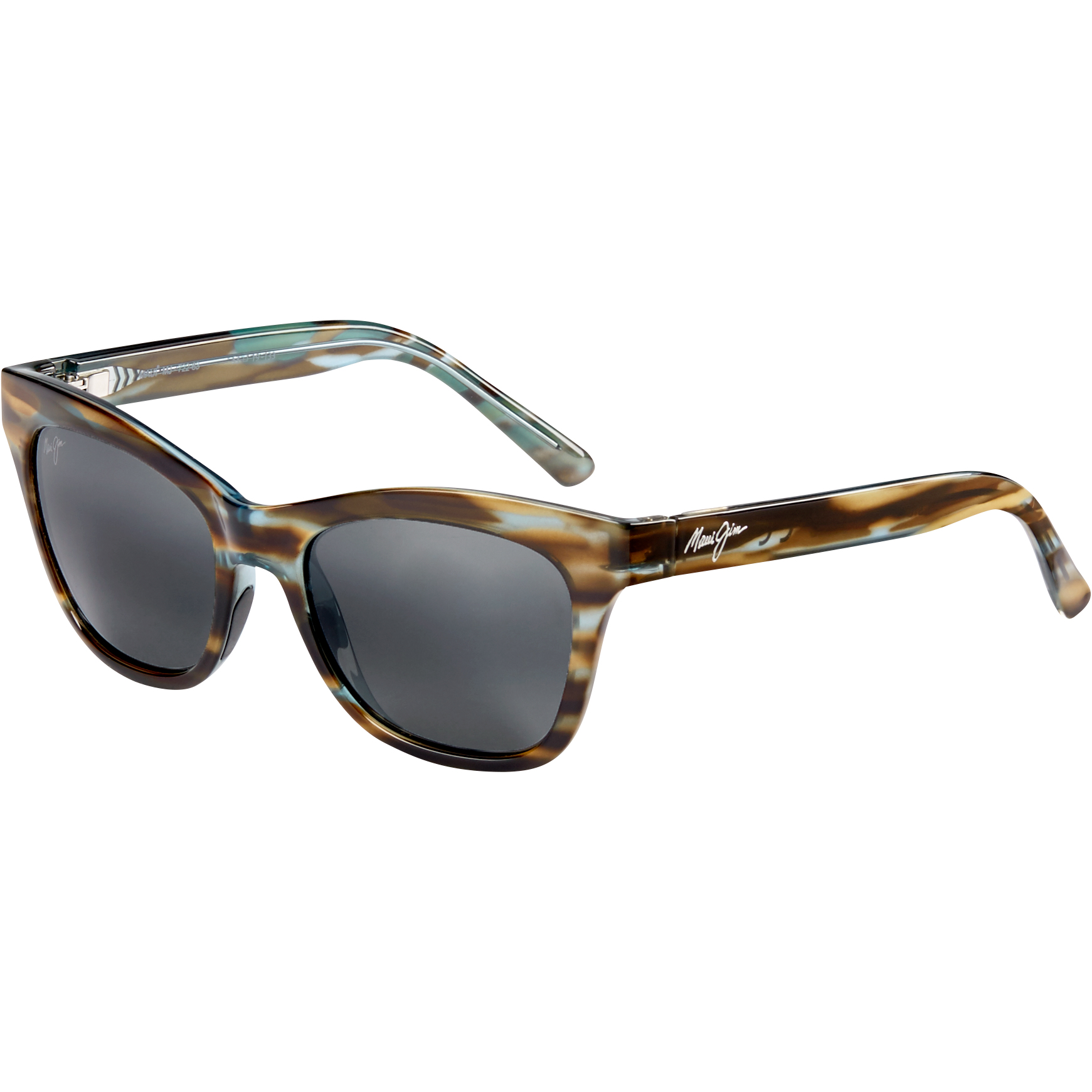 Maui Jim Sweet Leilani 722-63 Brown Aquamarine Polarized