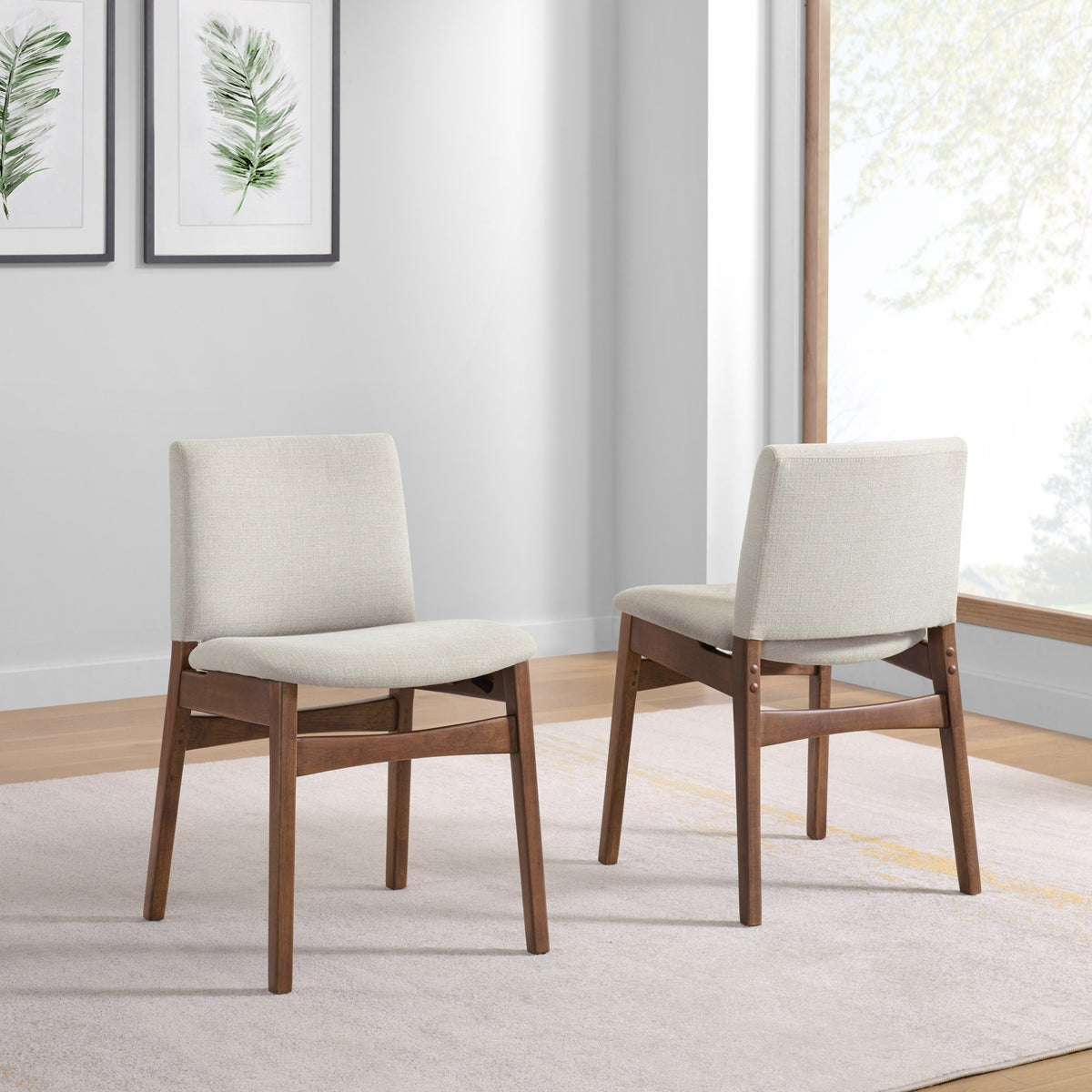 Stella Beige Upholstered Dining Chair, Set of 2 | Costco Stella Beige Upholstered Dining Chair, Set of 2 | Costco