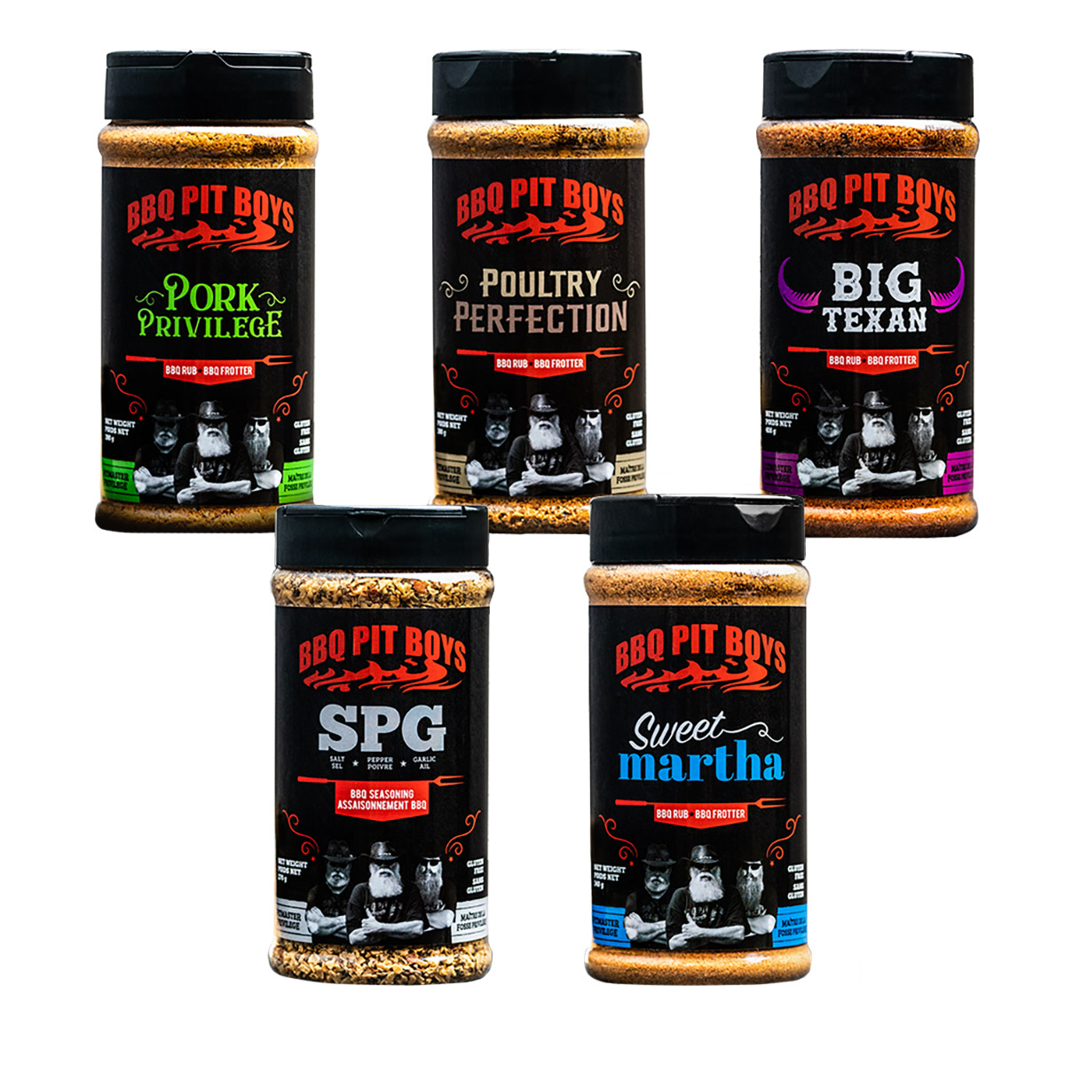 BBQ Pit Boys - All-Season SmokeMaster's Spice Set