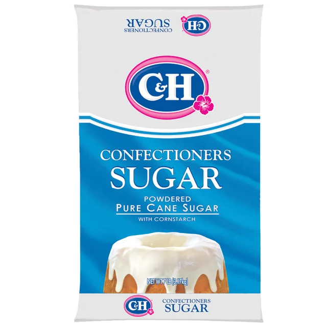 C&H Powdered Cane Sugar, 7 lbs