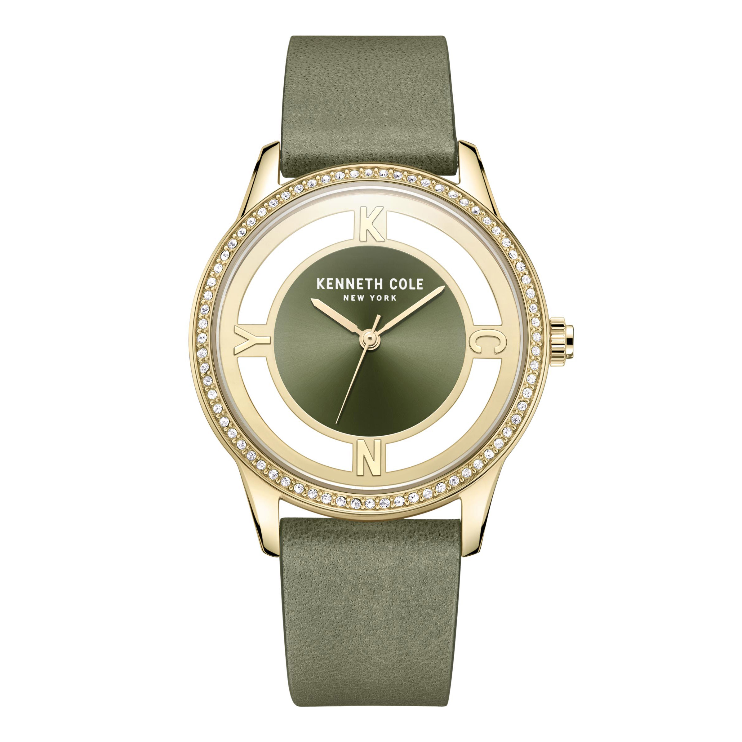 Kenneth Cole New York Olive Green Dial Women's Watch