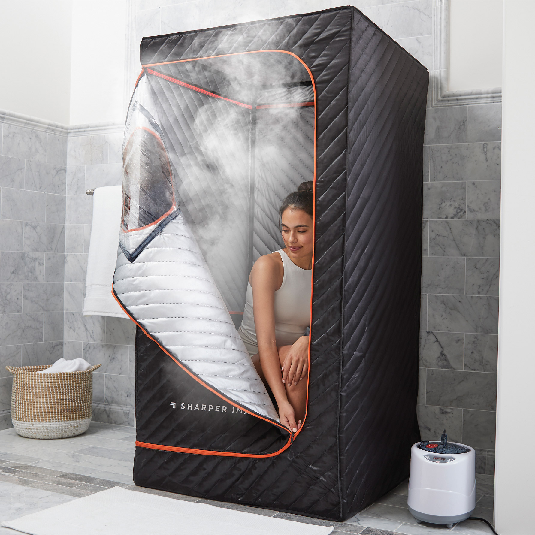 スチームサウナ Sharper Image Steamer Sauna Portable Spa | Costco