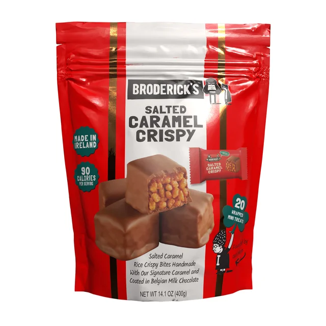 BRODERICK'S SALTED CARAMEL CRISPY 14.1 OZ (.88LBS)