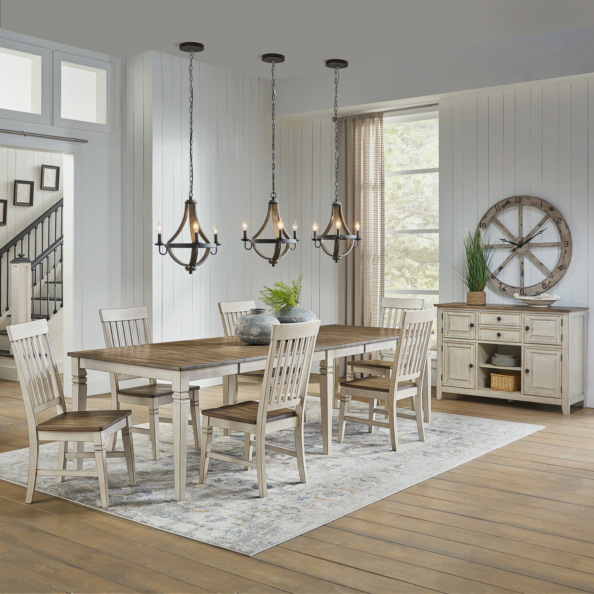 Shaker Traditional 8-piece Dining Room Set