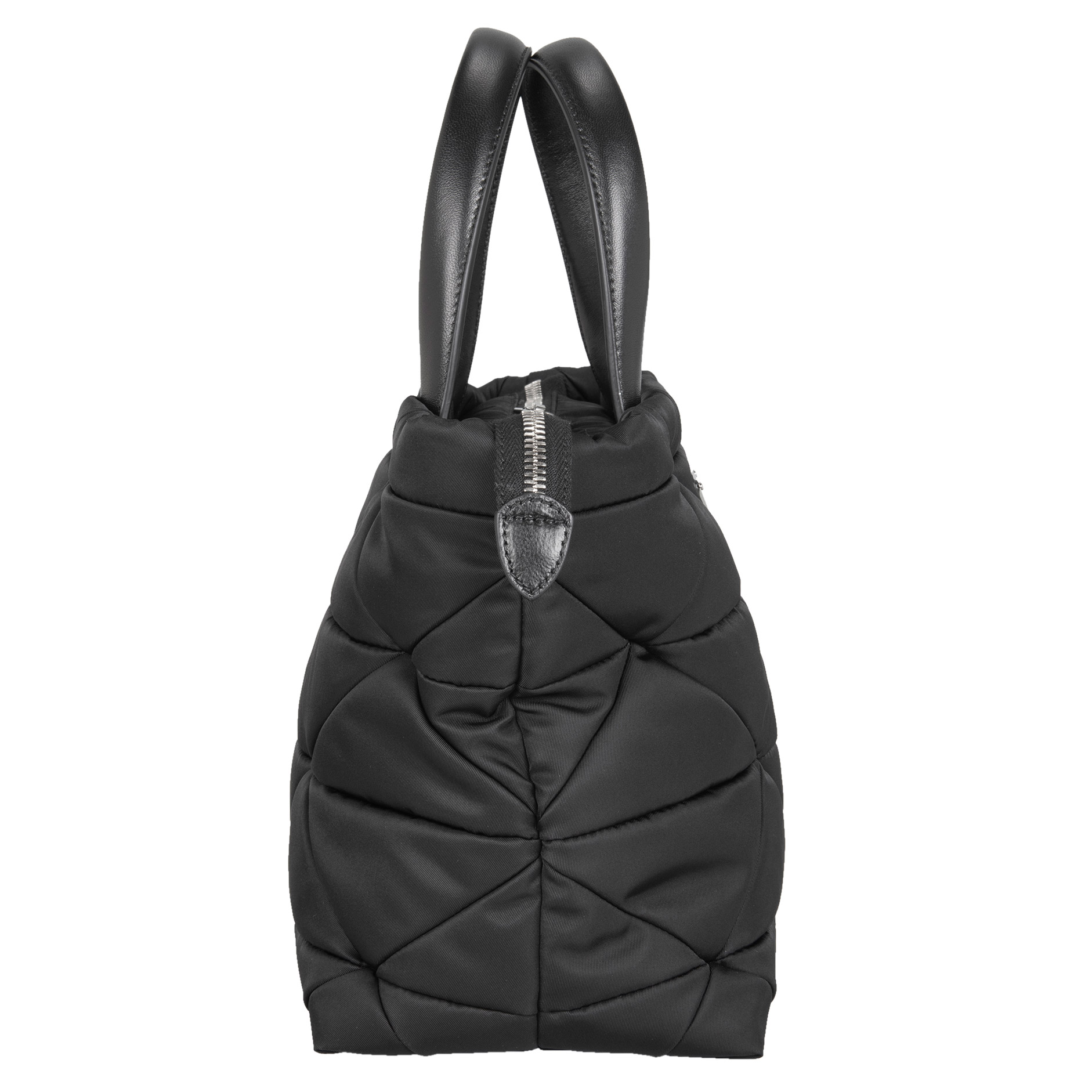 Prada Nylon Padded Tote Bag Nero, Black | Costco