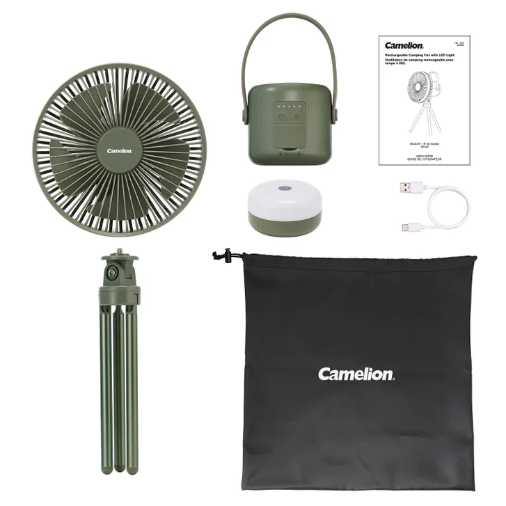 Ventilateur de camping industriel 40000mAh avec télécommande et LED Ventilateur de camping industriel 40000mAh avec télécommande et LED