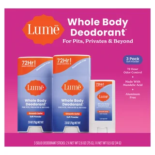 Lume Whole Body Soft Powder Deodorant Set