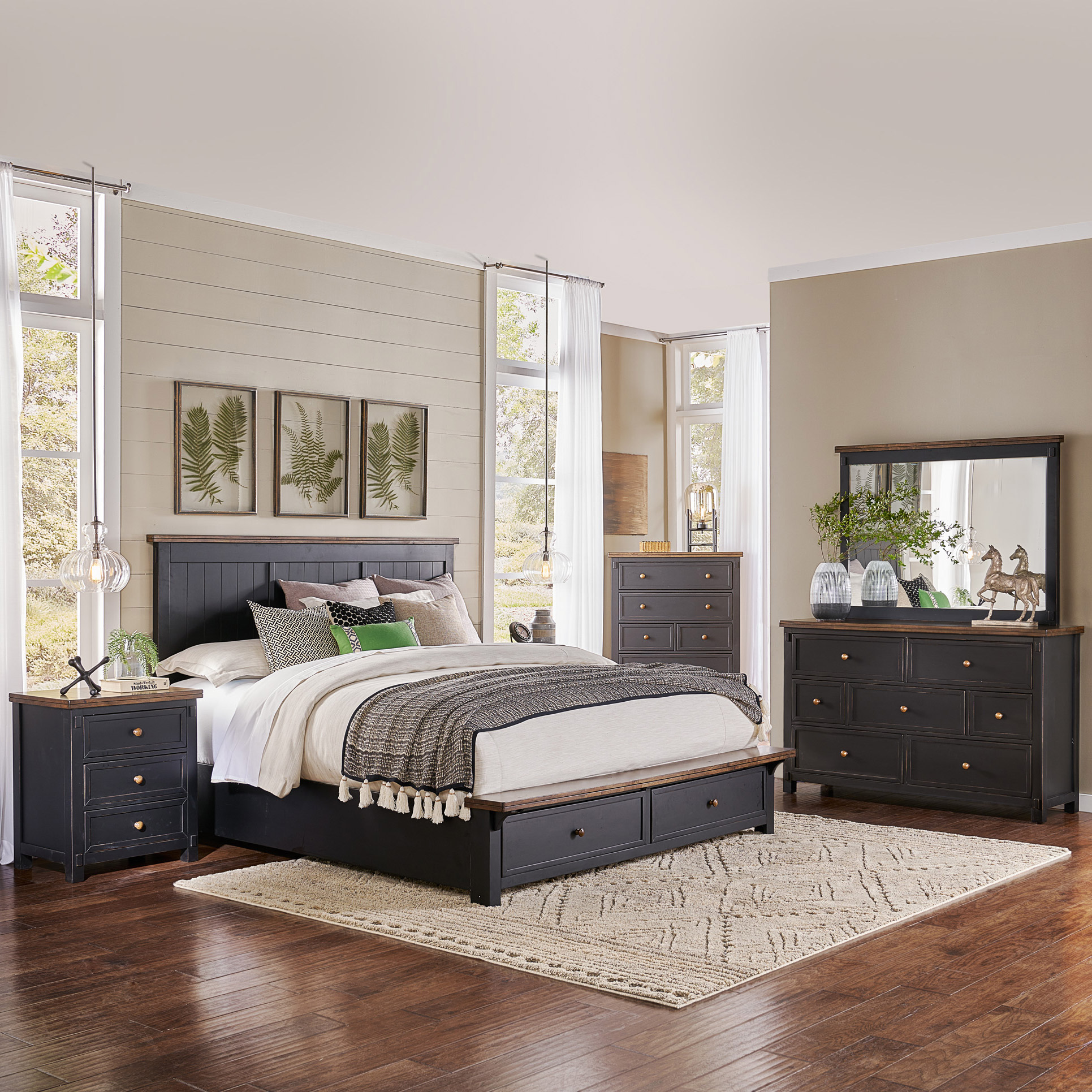Alessia Contemporary 6-piece King Bedroom Set