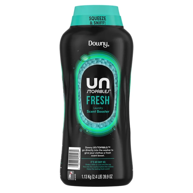 Downy Unstopables In-wash Scent Booster Beads, Fresh, 39.9 oz