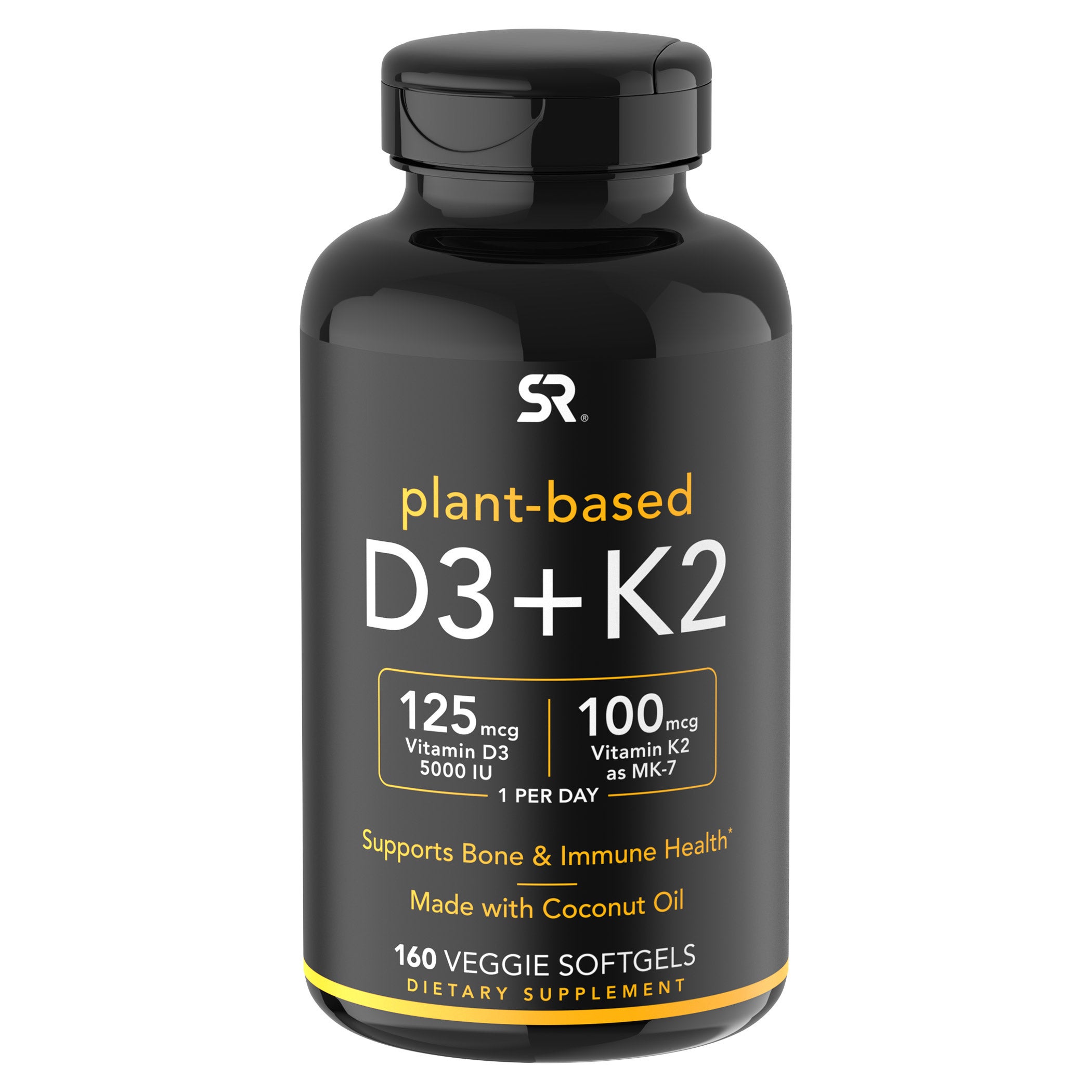 Sports Research D3 + K2, 160 Veggie Softgels | Costco