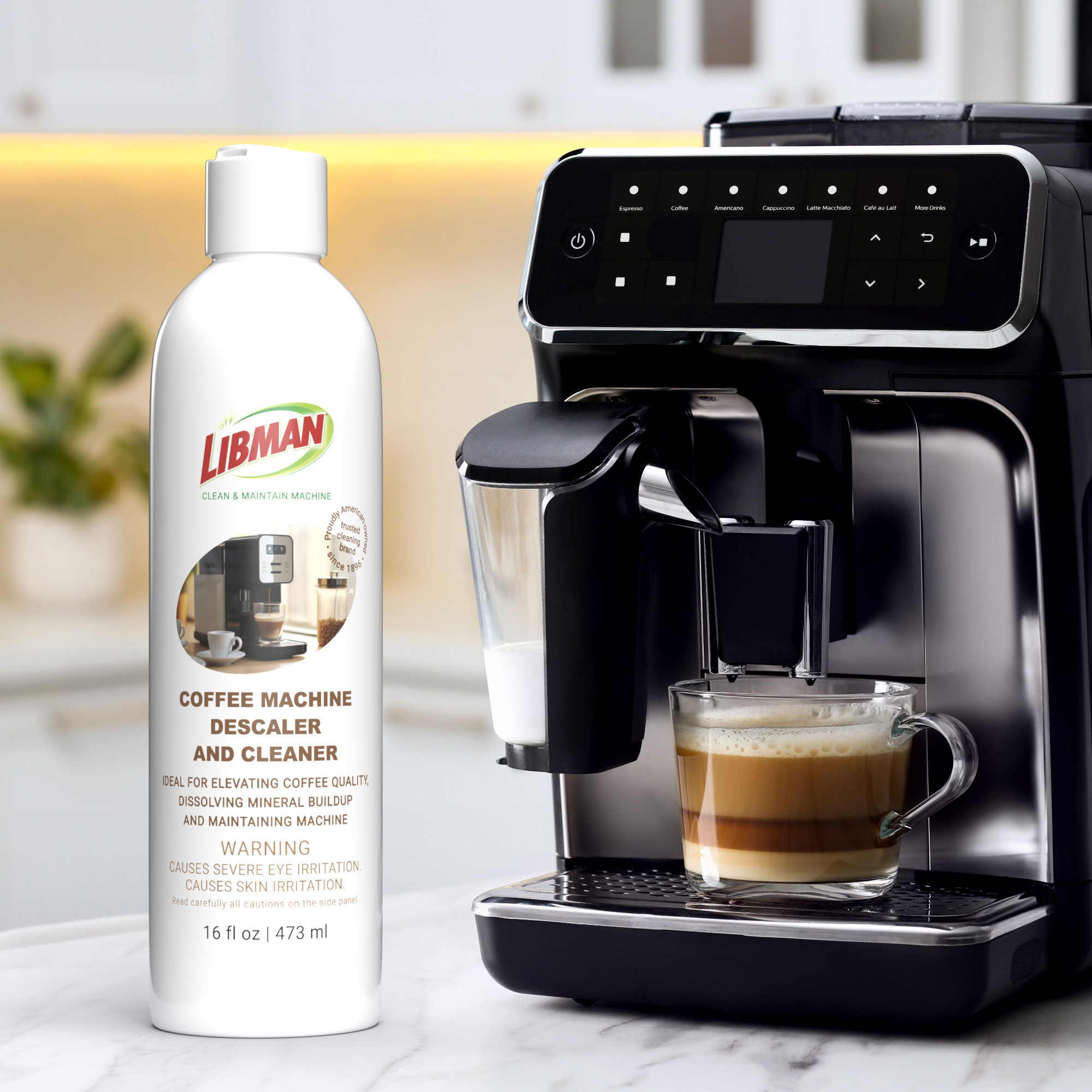 Libman Coffee Machine Descaler and Cleaner, 16 fl oz, 2-count | Costco