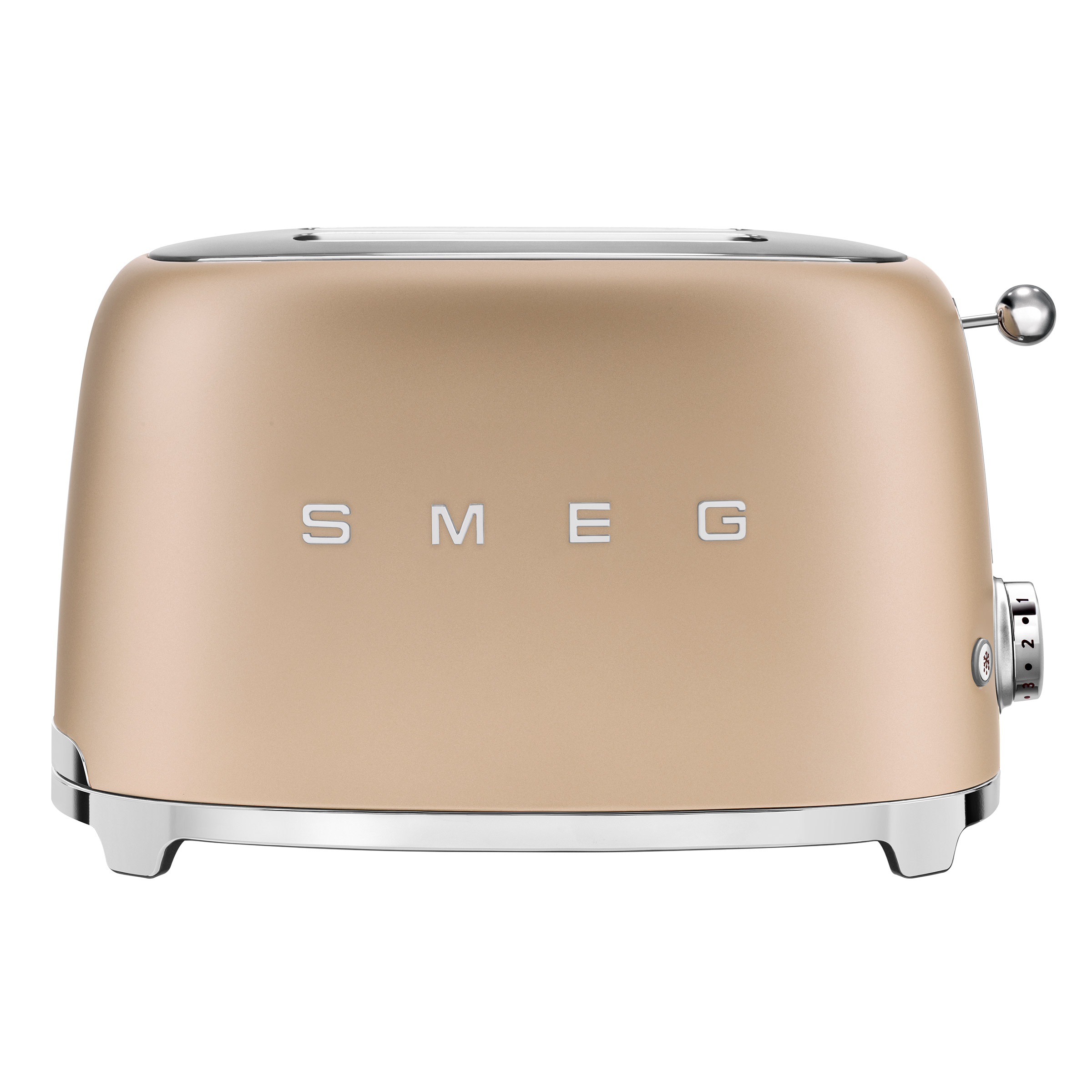 Smeg 50’s Style 2 Slice Toaster, Matte Champagne