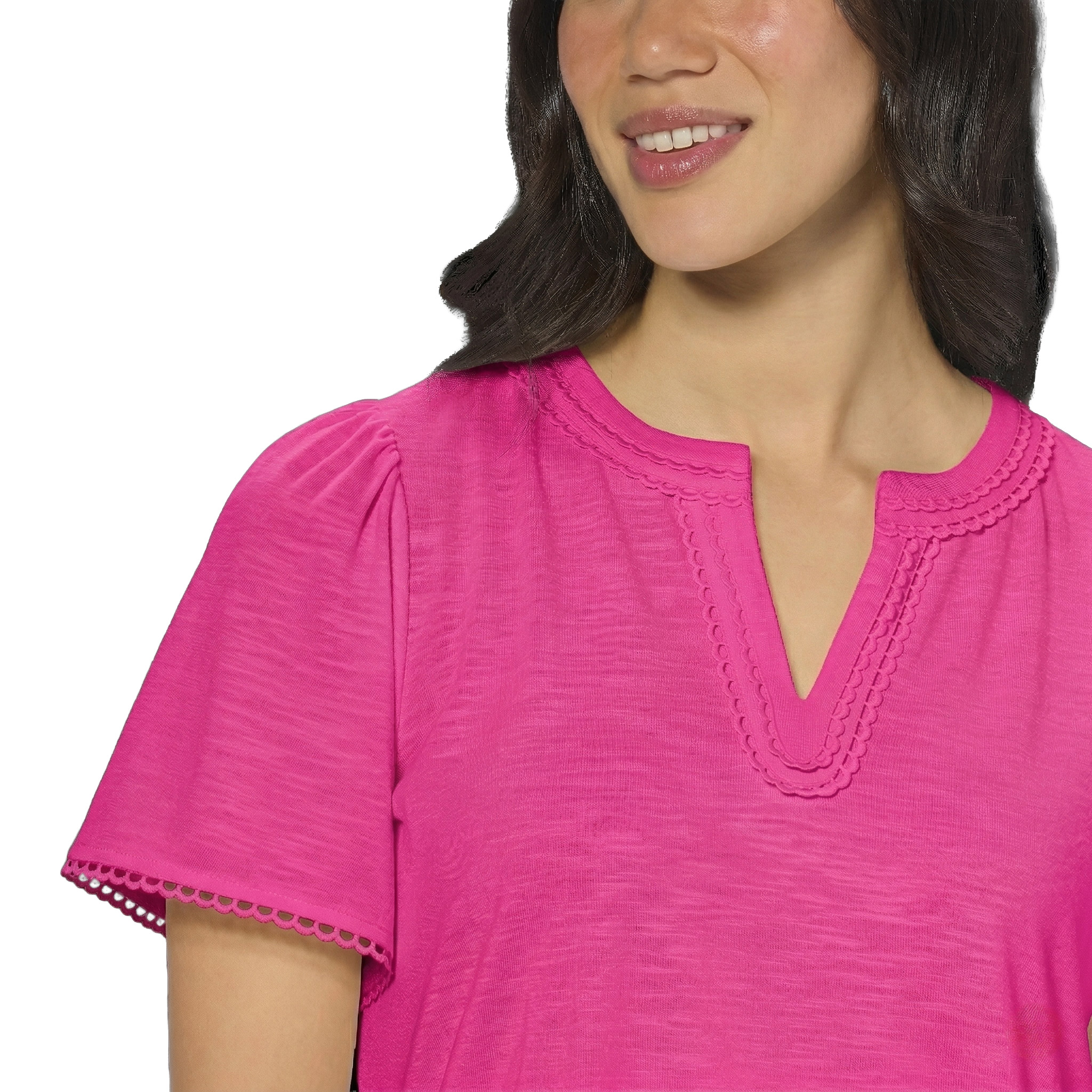 Jones New York Women's Split Neck Top | Costco