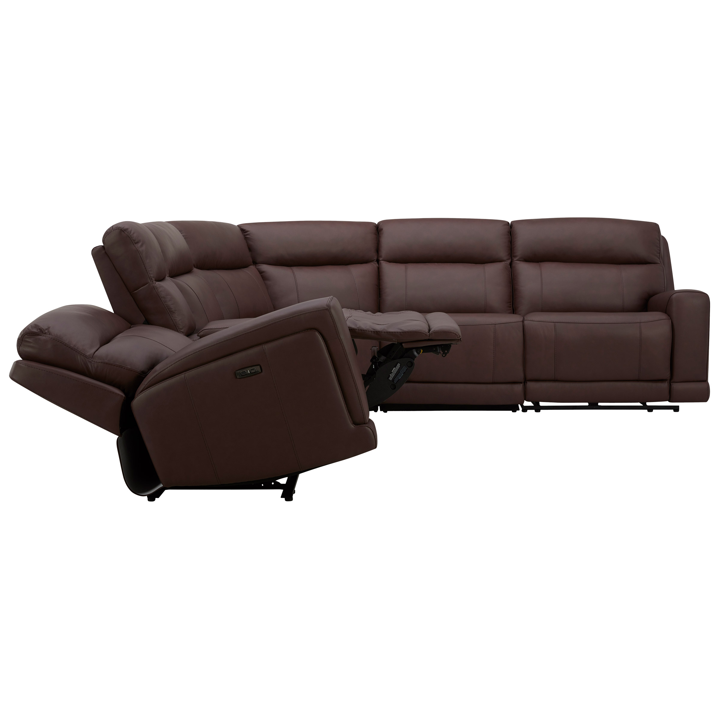 Gilman Creek 6-piece Top-grain Leather Power Reclining Sectional