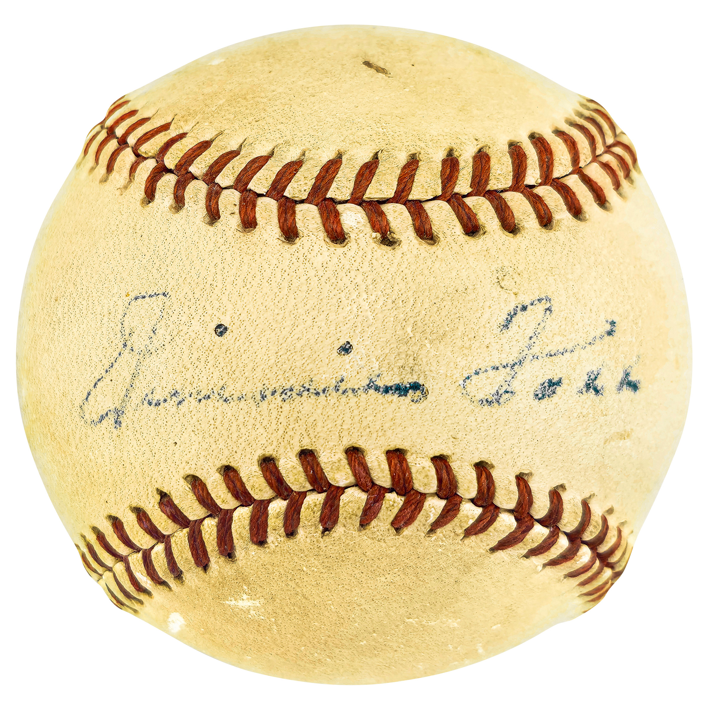 Jimmie Foxx Autographed Official AL Baseball Philadelphia A's PSA/DNA & Beckett Authenticated