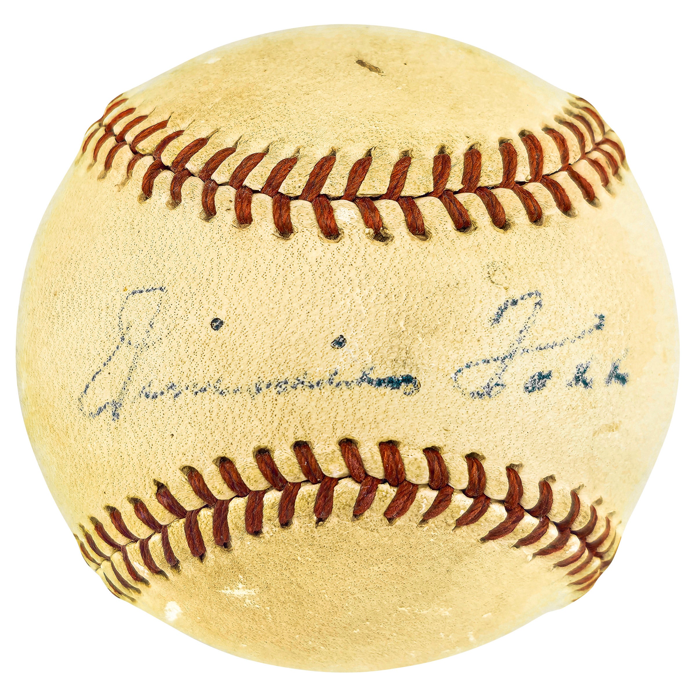 Jimmie Foxx Autographed Official AL Baseball Philadelphia A's PSA