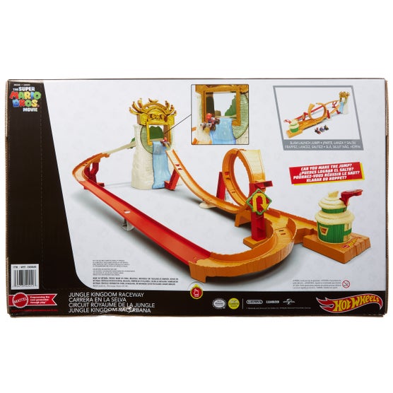 Hot Wheels-Circuit Royaume de la Jungle-Voiture-Super Mario Bros | Mattel Hot Wheels-Circuit Royaume de la Jungle-Voiture-Super Mario Bros | Mattel