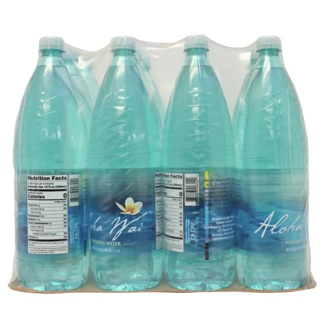 Aloha Wai Hawaiian Water, 1.5 L, 12-count