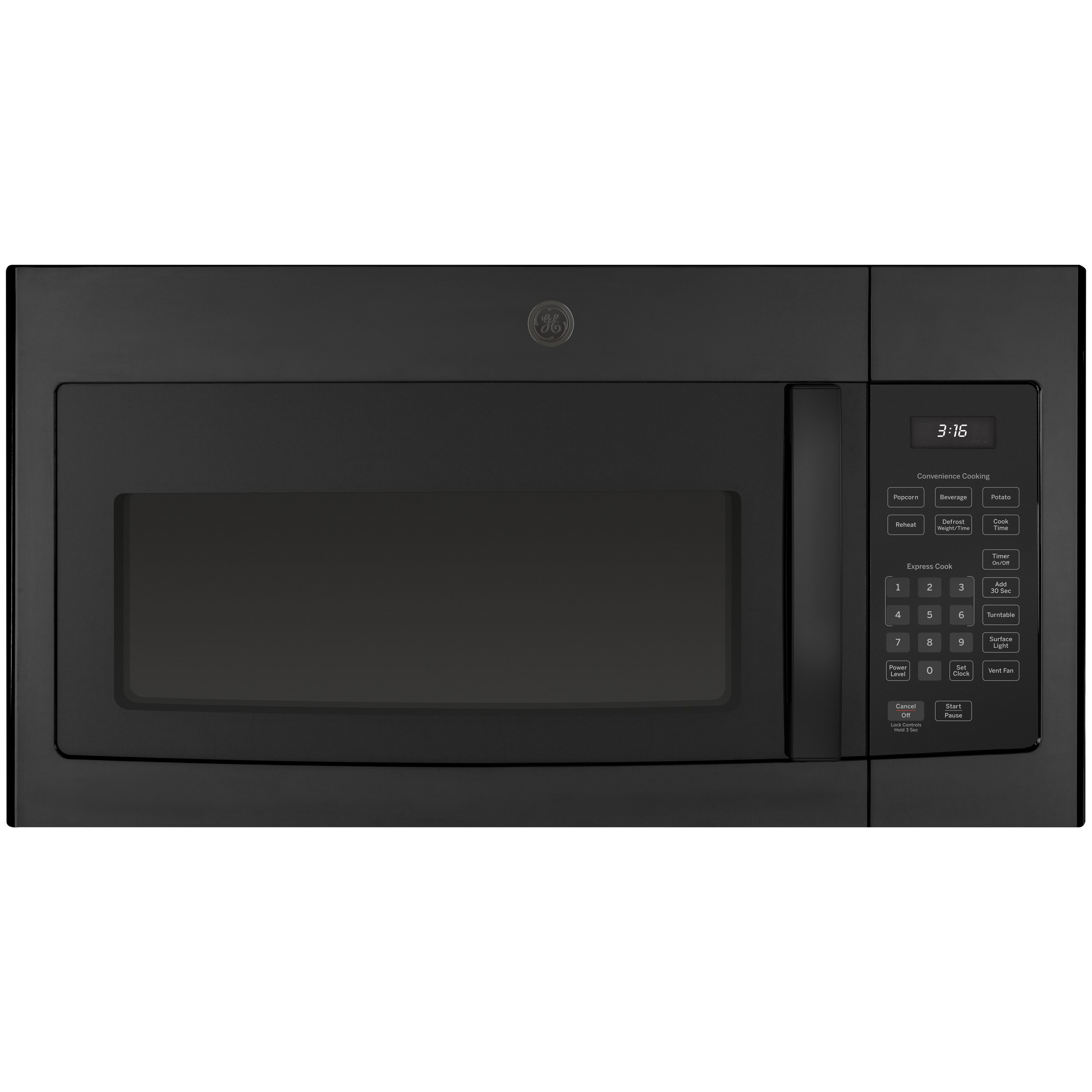 GE 30" 1.6 cu. ft. Over-the-range Microwave Oven with Cooktop Lighting  300-CFM Venting