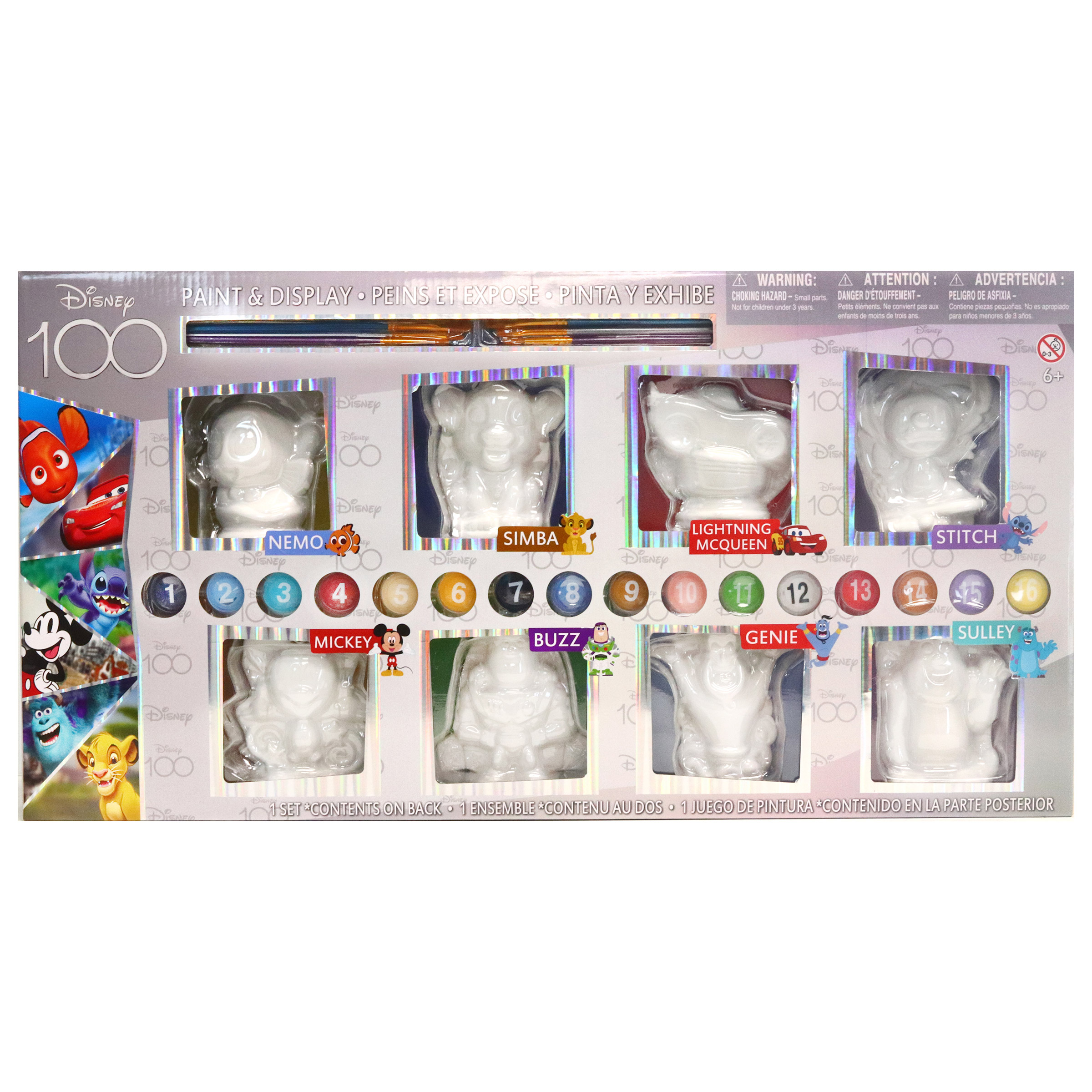 Disney 100 Year Celebration Paint & Display - Disney Characters | Costco