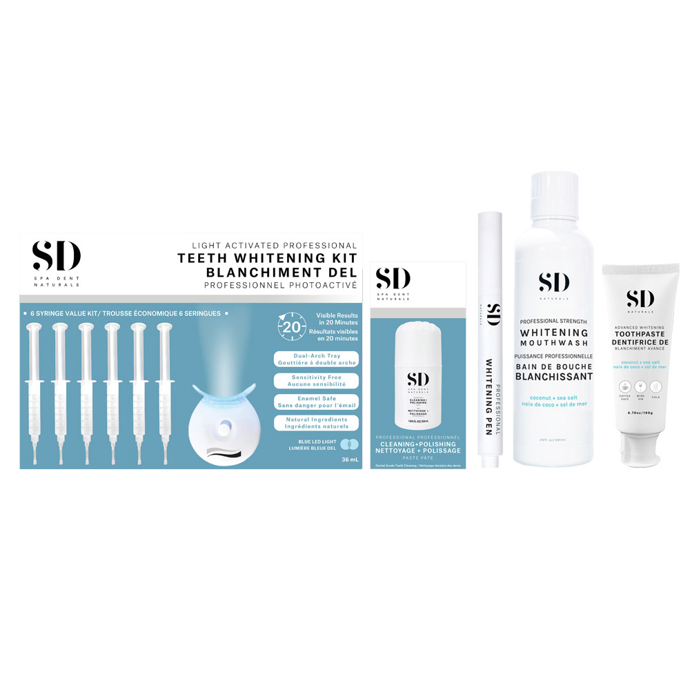 Spa Dent Dentist at Home Smile Makeover Bundle