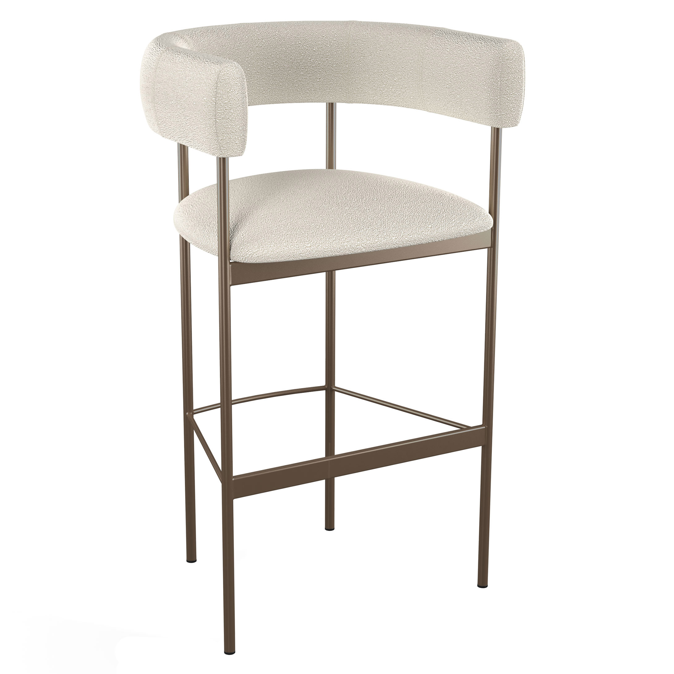 Amisco Julius Counter Stool Bronze Metal Frame