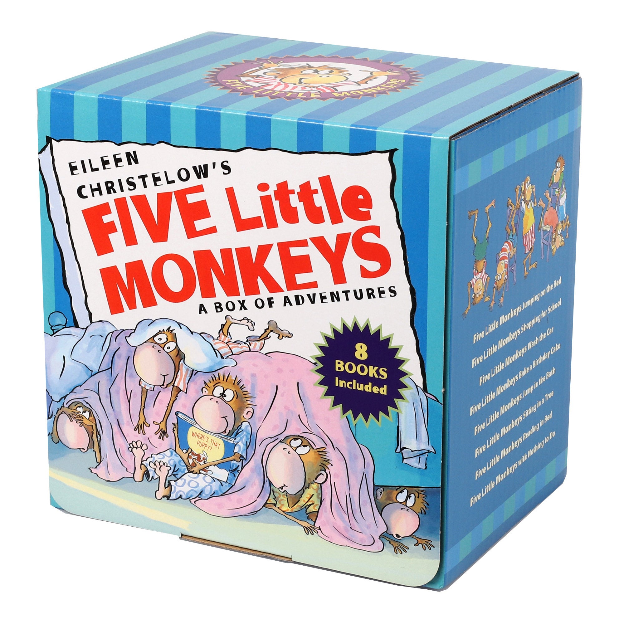 Five Little Monkeys Box Of Adventures: 8 Book Box Set | Costco