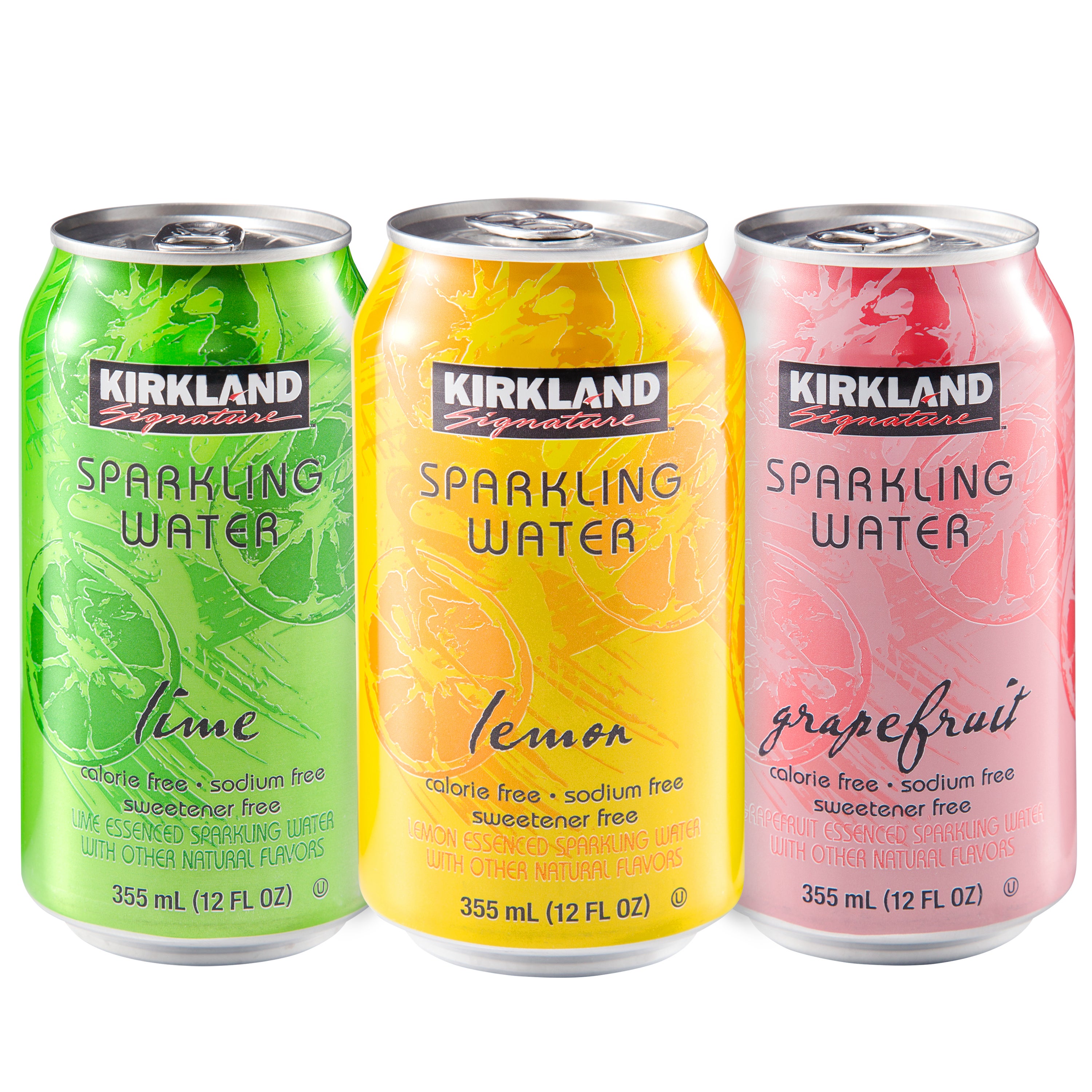 Kirkland Signature Sparkling Water, Variety Pack, 12 fl oz, 35 ct