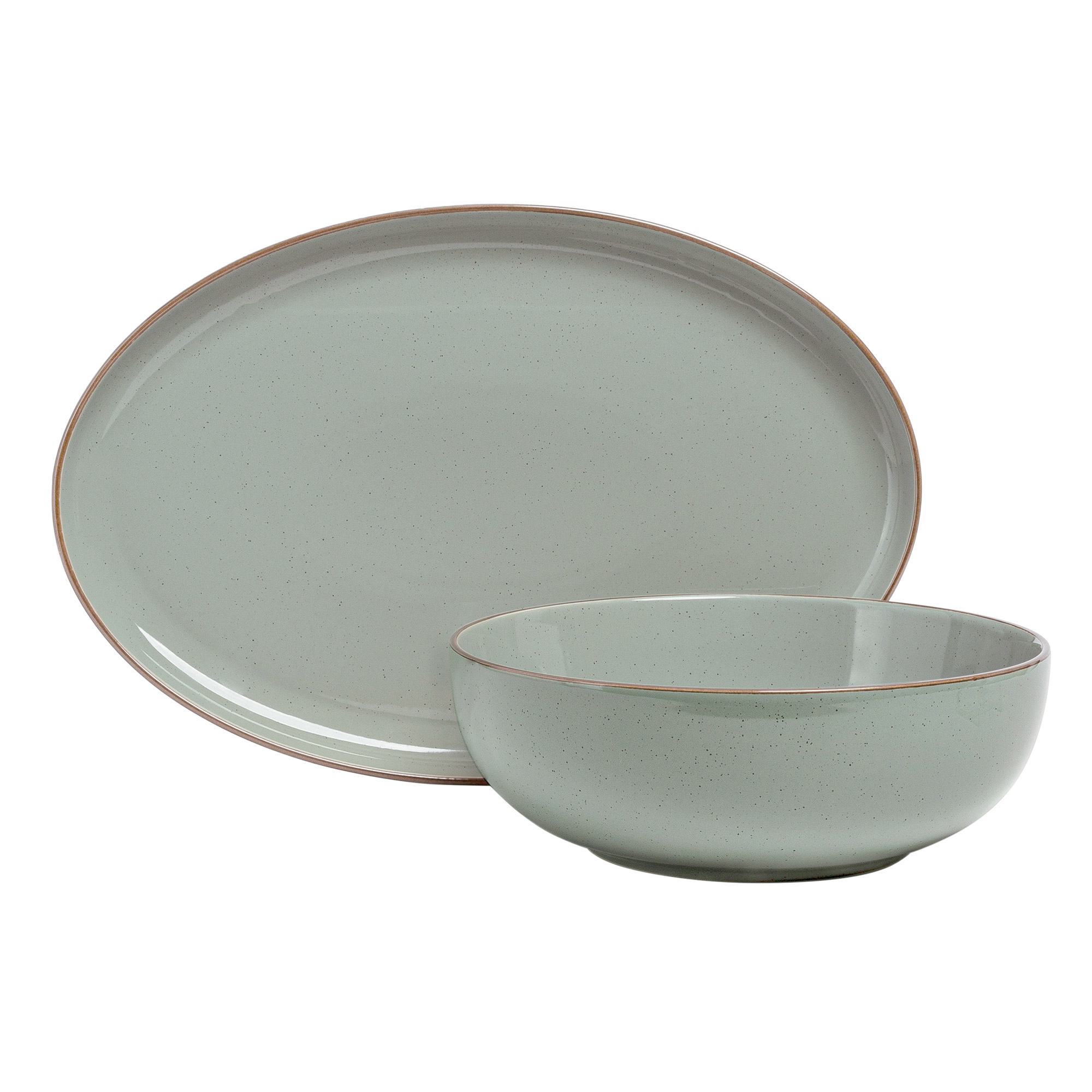 over&back Options Stoneware Serving Set, 2-piece