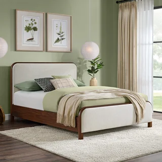Thomasville Daxton Wood and Upholstered Bed Frame, Queen