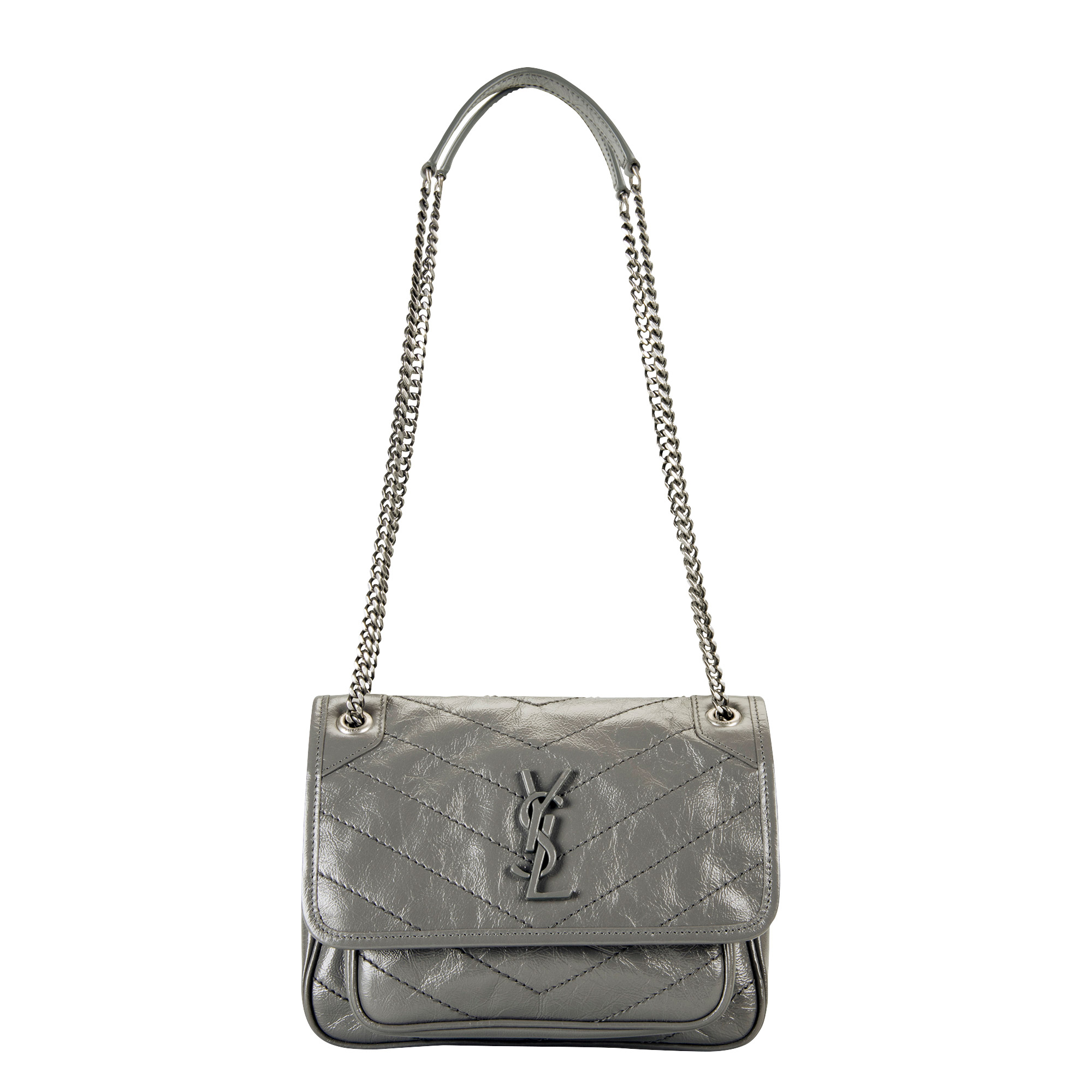 Yves Saint Laurent Sm Niki Vintage Crossbody, Storm | Costco