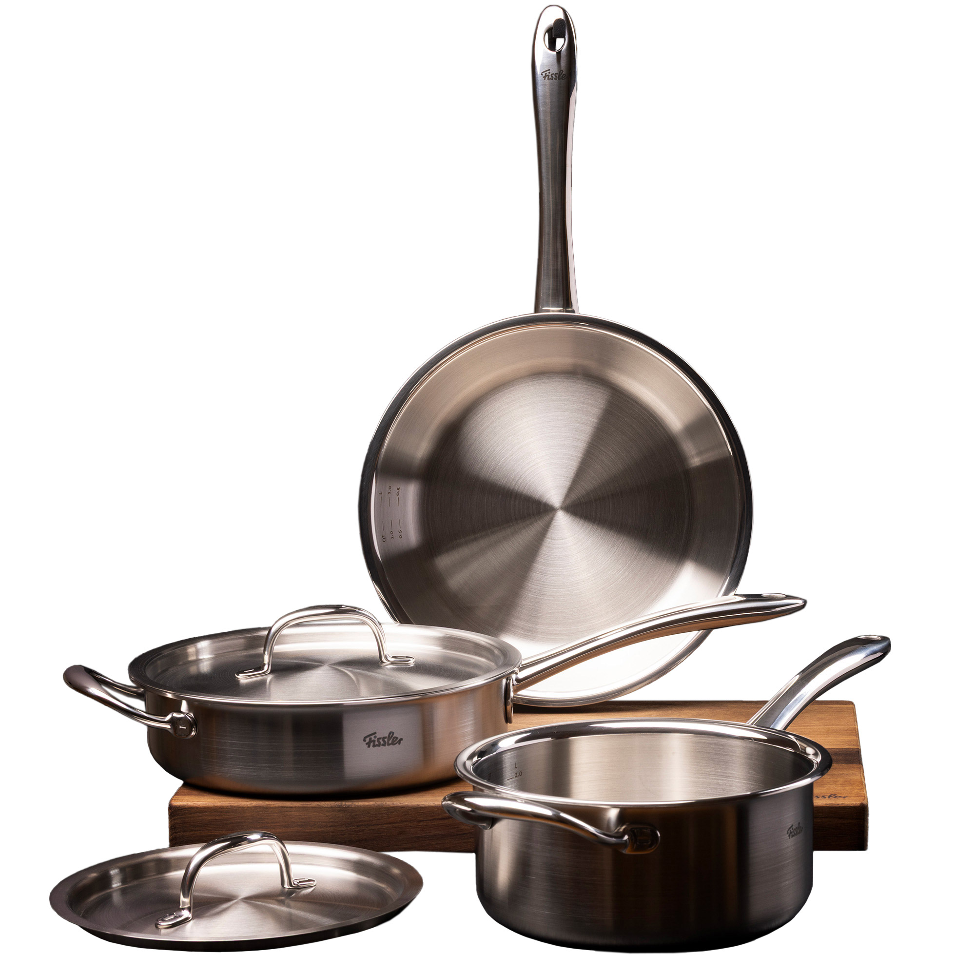 Fissler M5 Pro-Ply 5-piece Stainless Steel Cookware Set