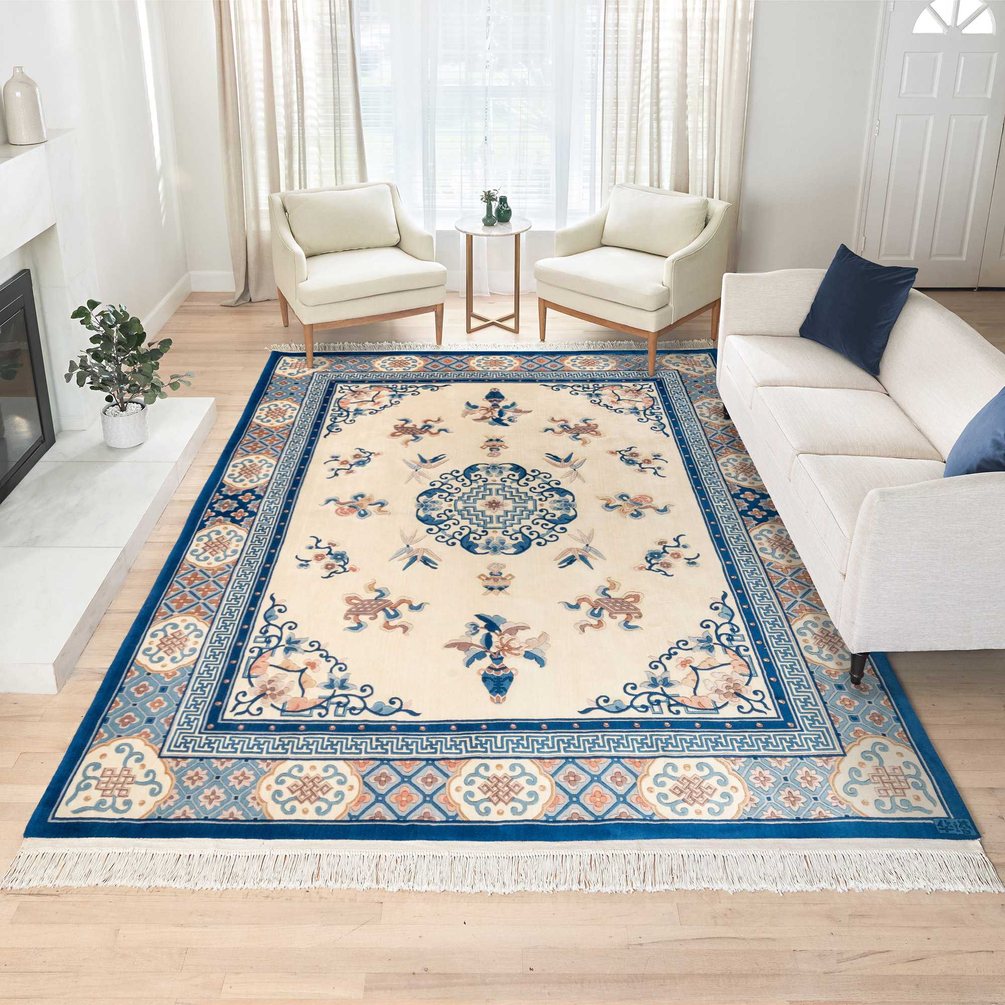 Pagoda Hand Knotted Rug Collection  Rennes