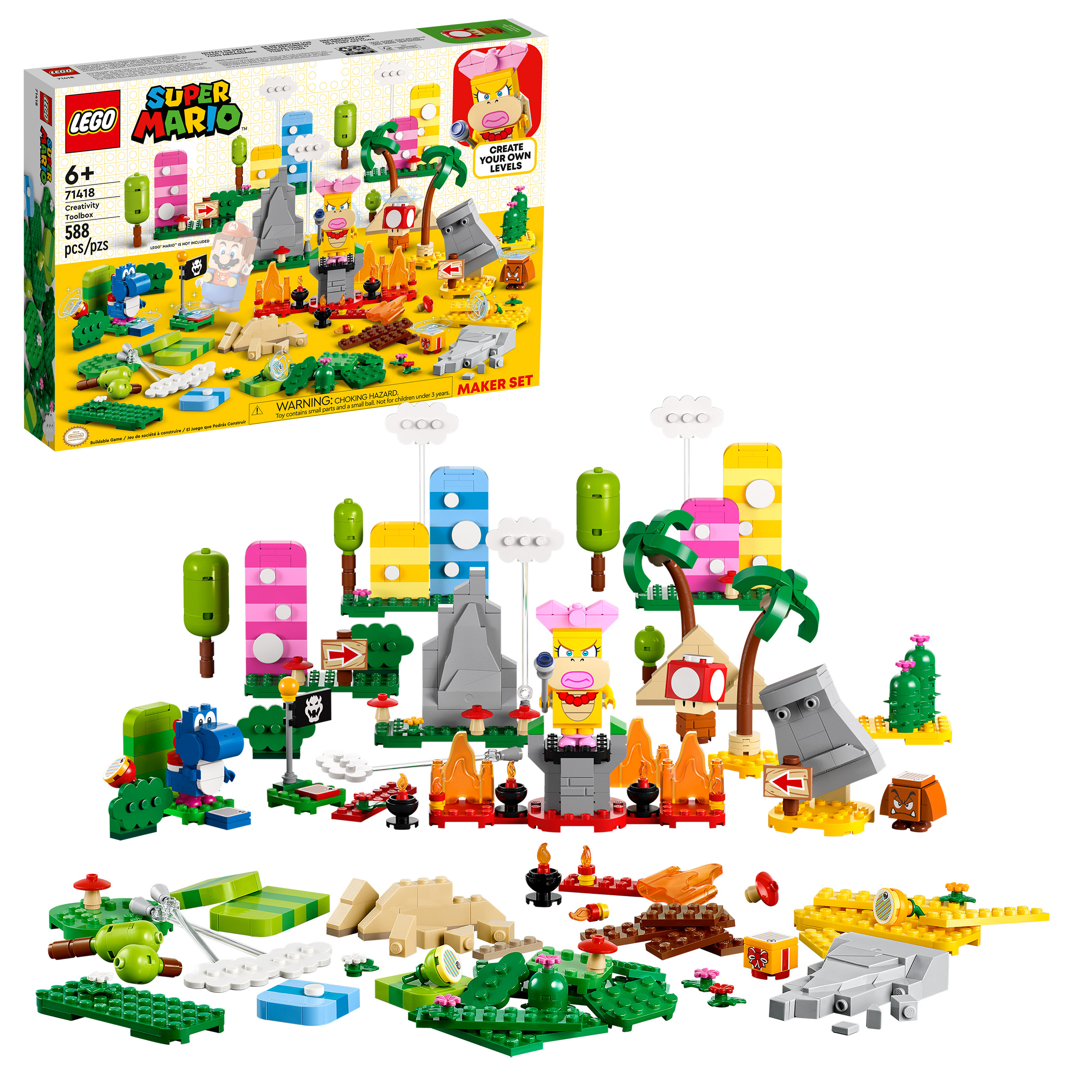 LEGO Super Mario Creativity Toolbox Maker Set - 71418 | Costco